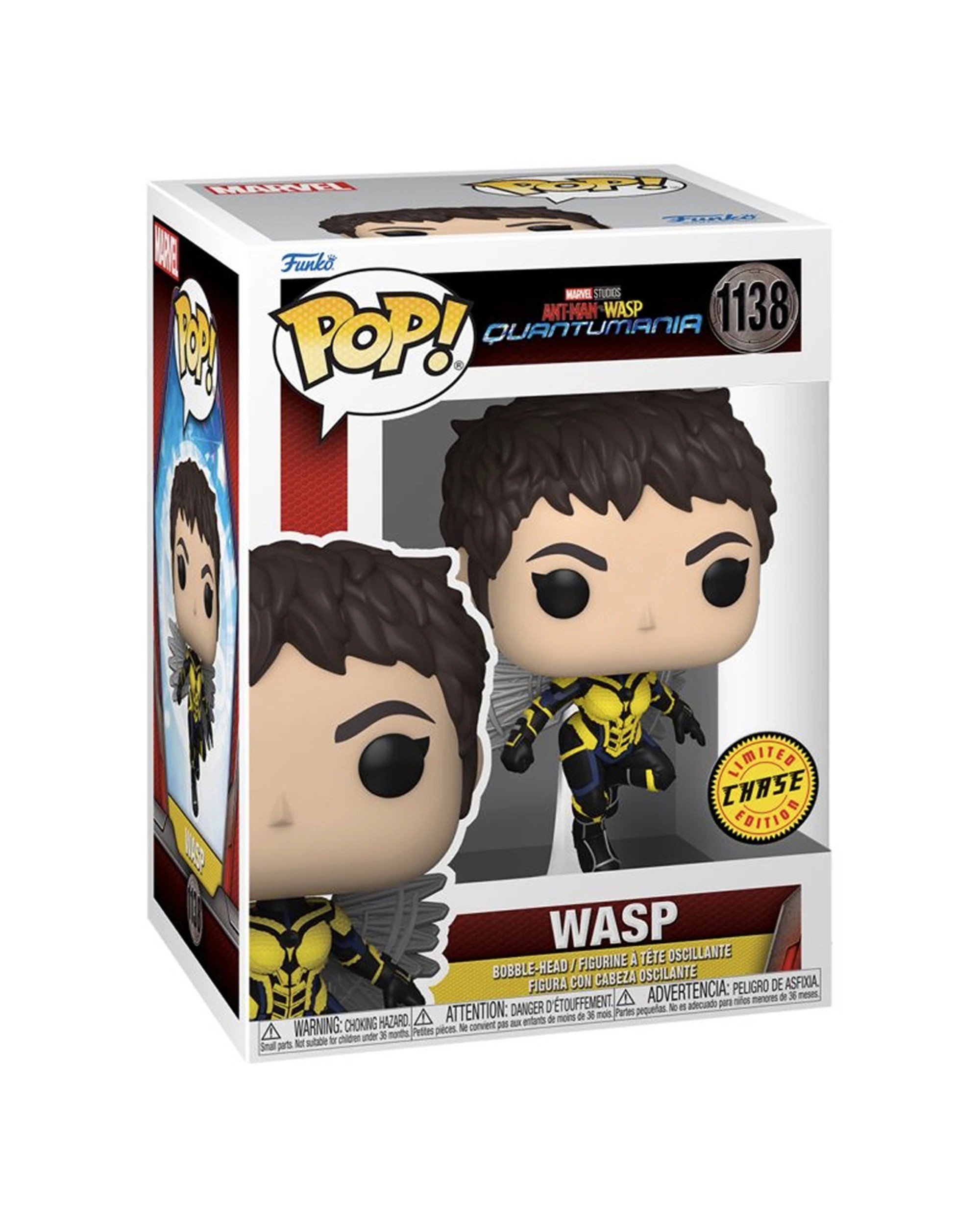 5 Pop Marvel Ant Man And The Wasp Quantumania Figurine Wasp - Chase Variant - Multi, 5 of 6