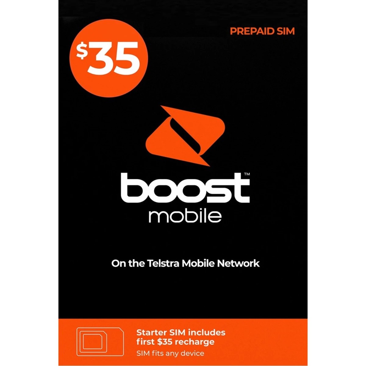 1 Boost Telstra $35 Prepaid SIM
