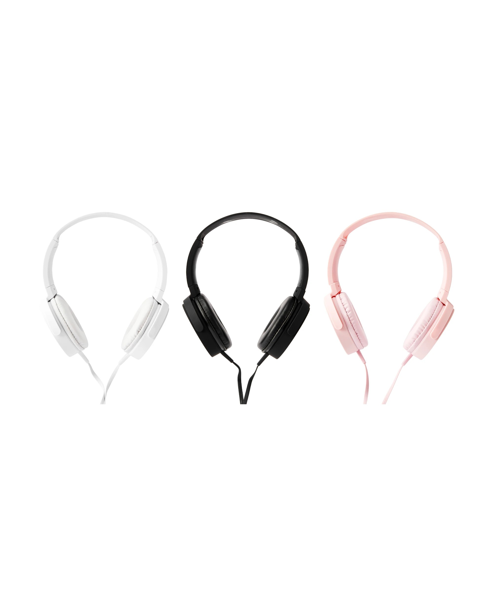2 On-Ear Wired Headphones - Black, 2 of 9