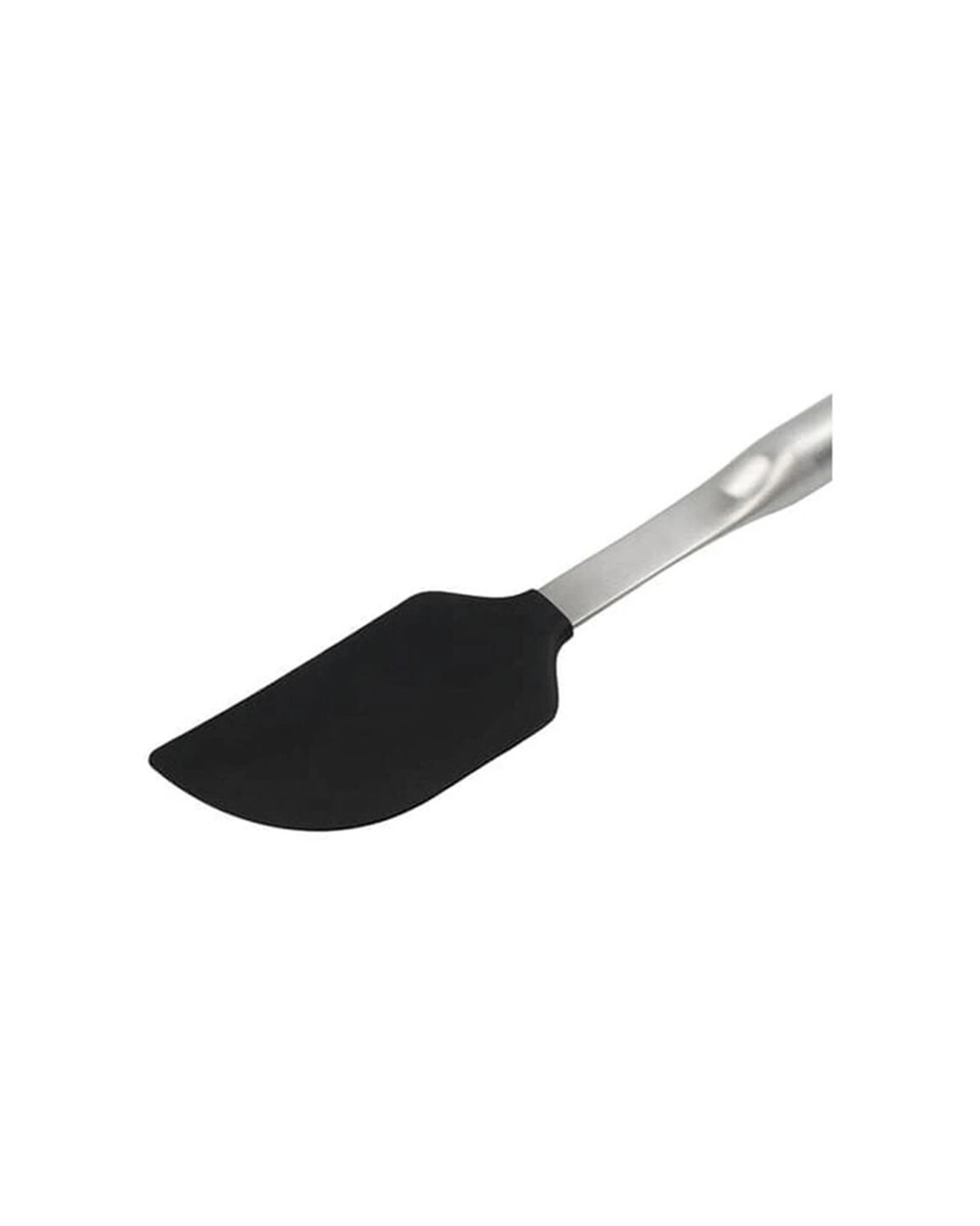 2 KitchenAid Scraper Spatula Stainless Steel Kitchen Cooking Utensil With Silicone Head - Black, 2 of 4