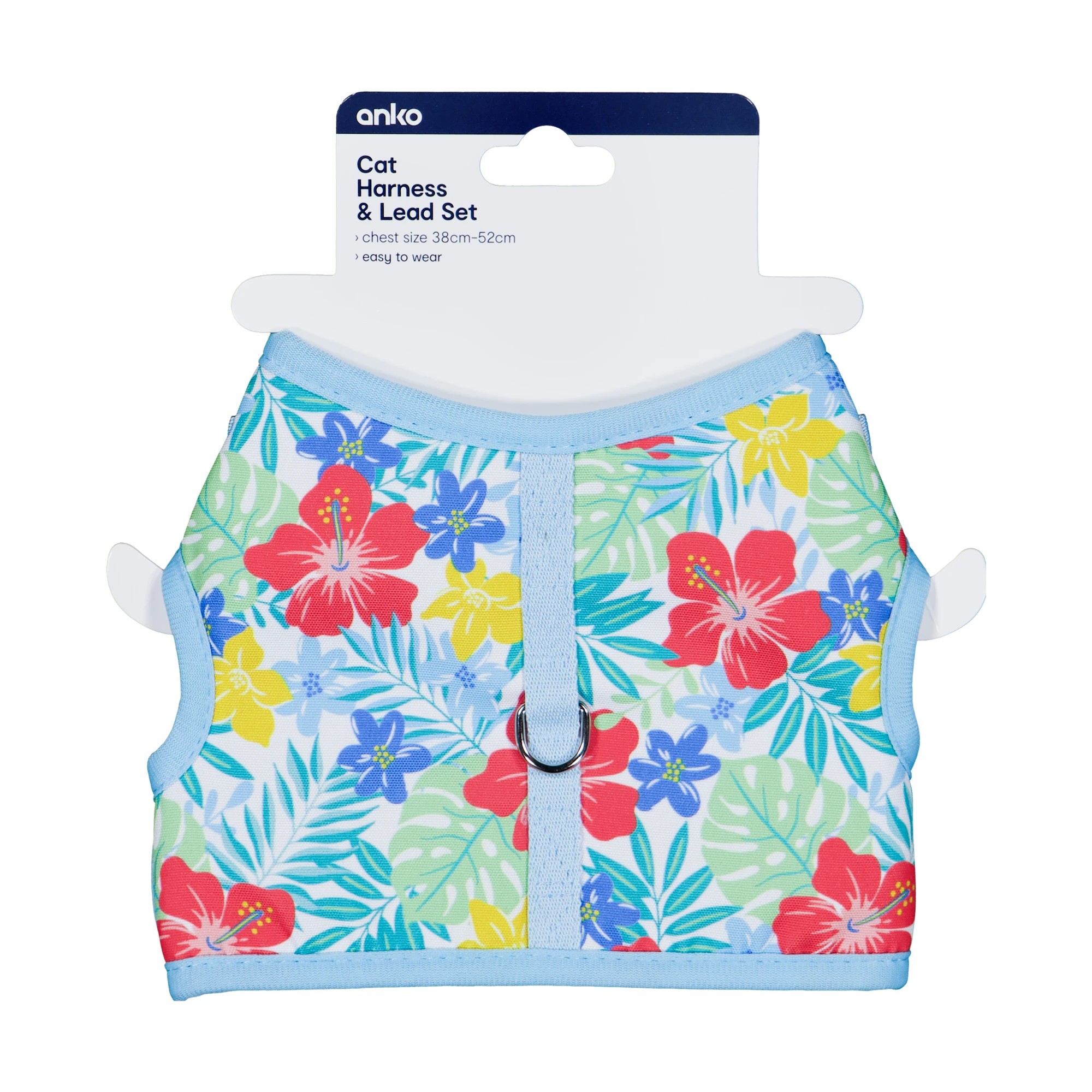 10 Cat Harness and Lead Set - Tropical Print, 10 of 10