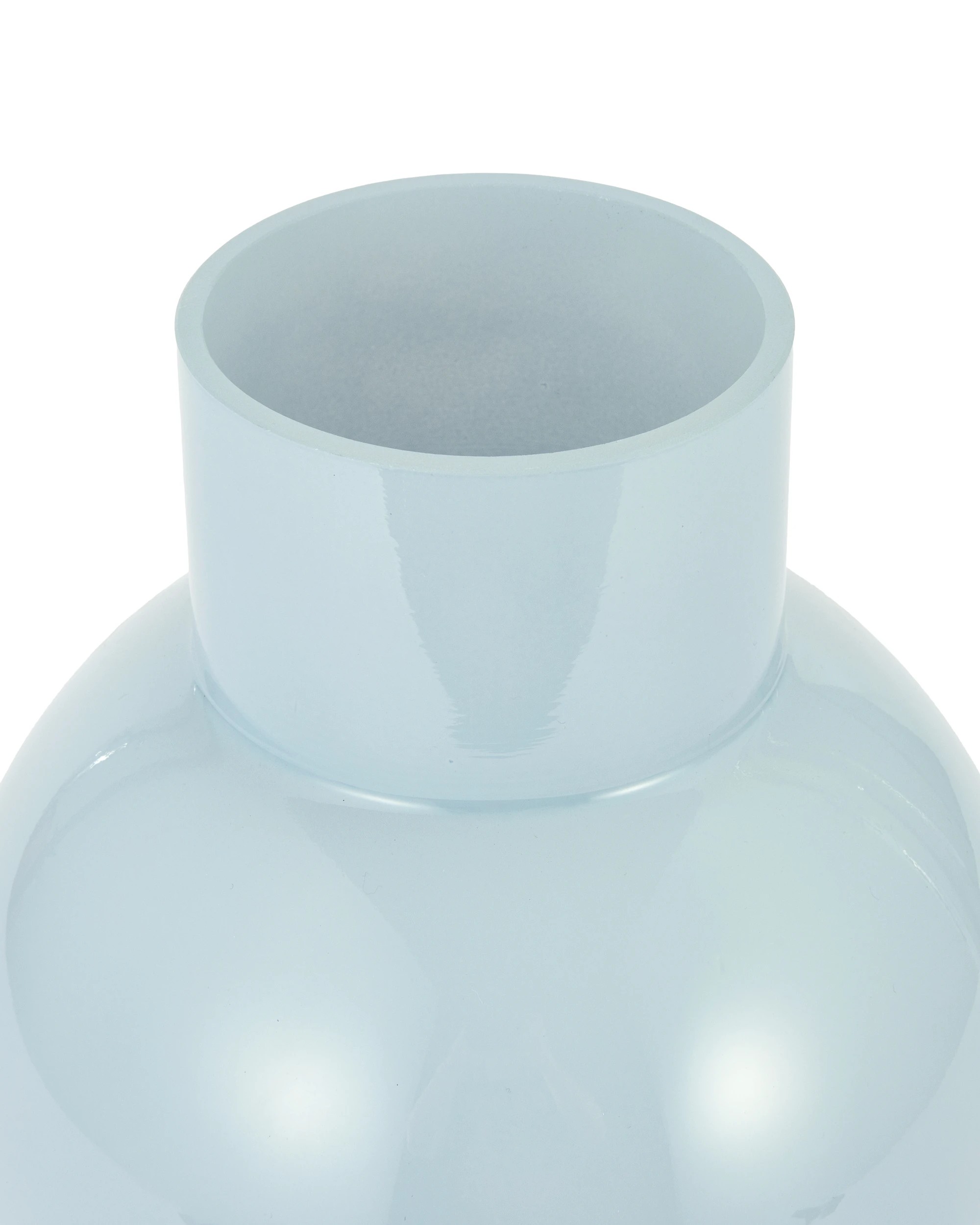 4 Blue Tiered Rounded Glass Vase, 4 of 5