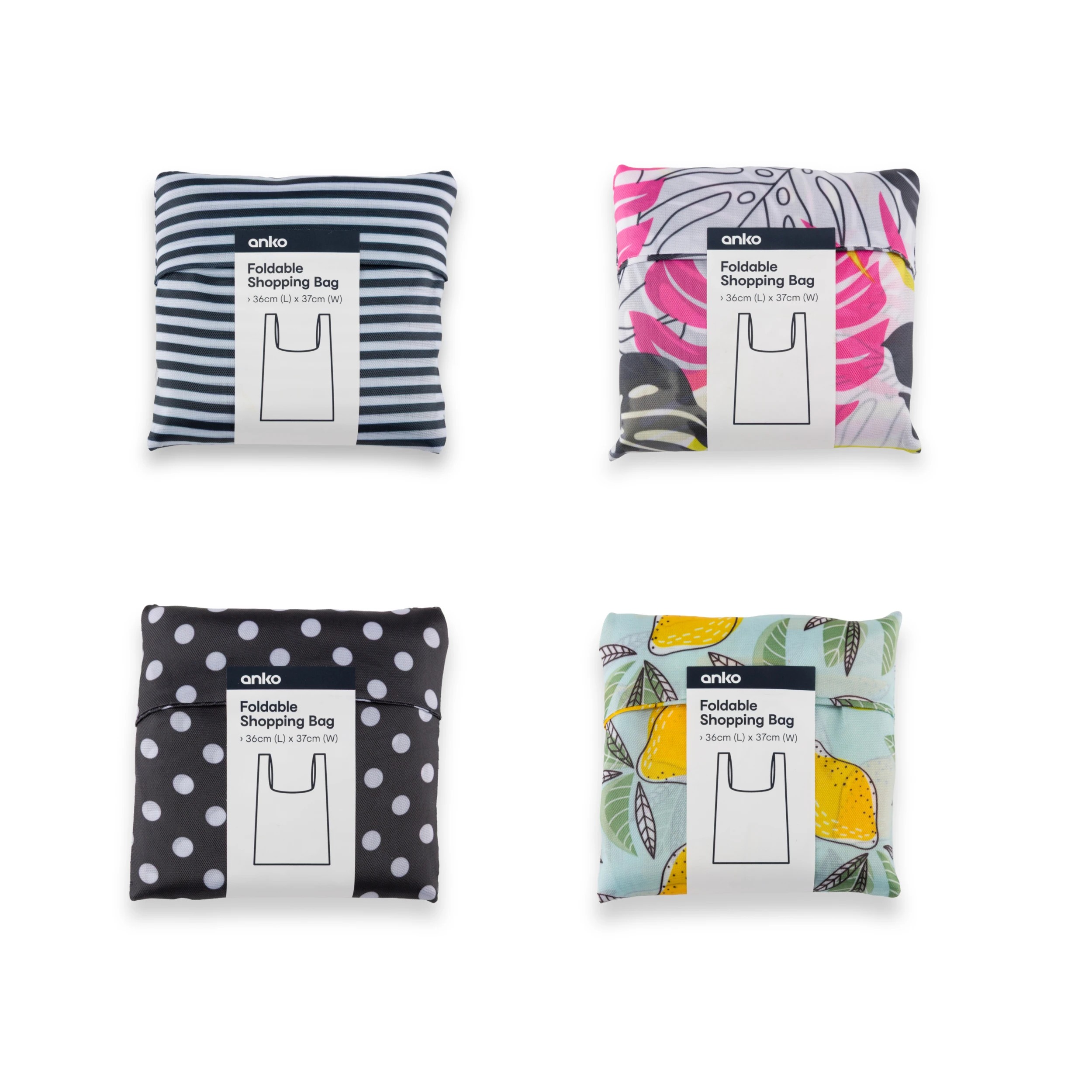 1 Foldable Shopping Bag - Assorted, 1 of 9