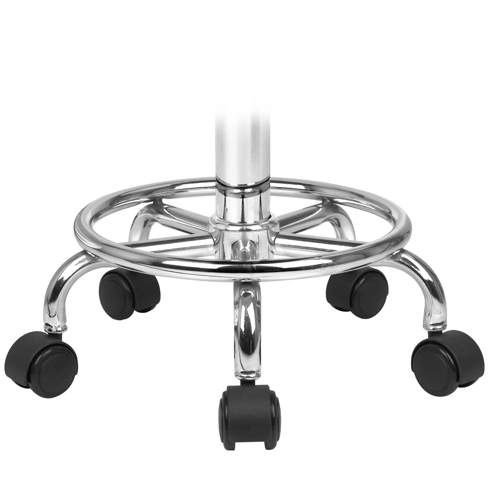 4 Alfordson Salon Stool Backrest Swivel Barber Hair Dress Chair Declan - White, 4 of 9