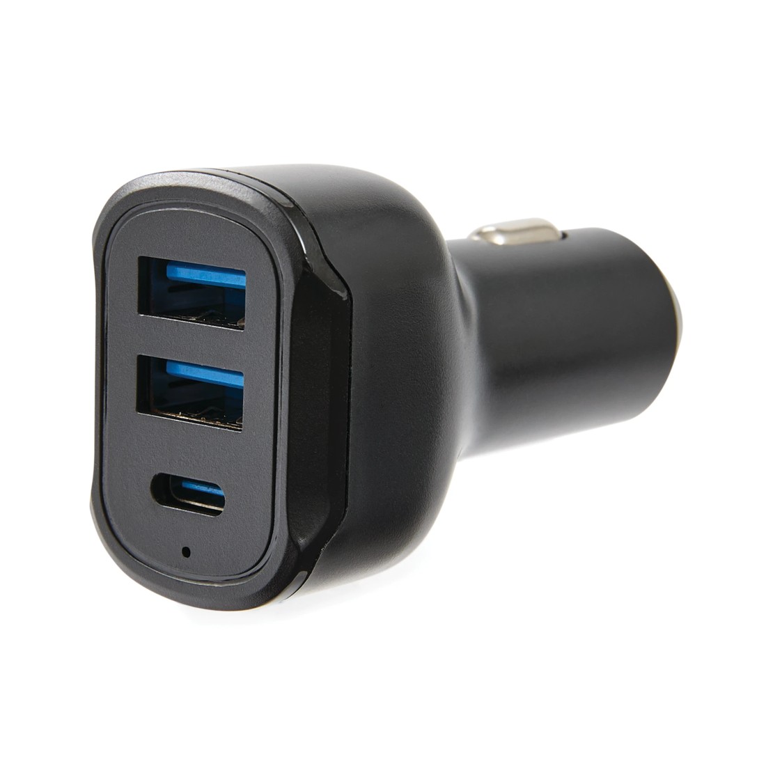2 Car Charger with USB and USB-C - Black, 2 of 6