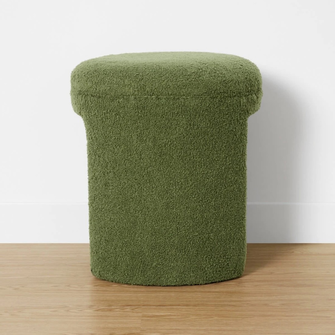 4 Boucle Ottoman - Green, 4 of 9