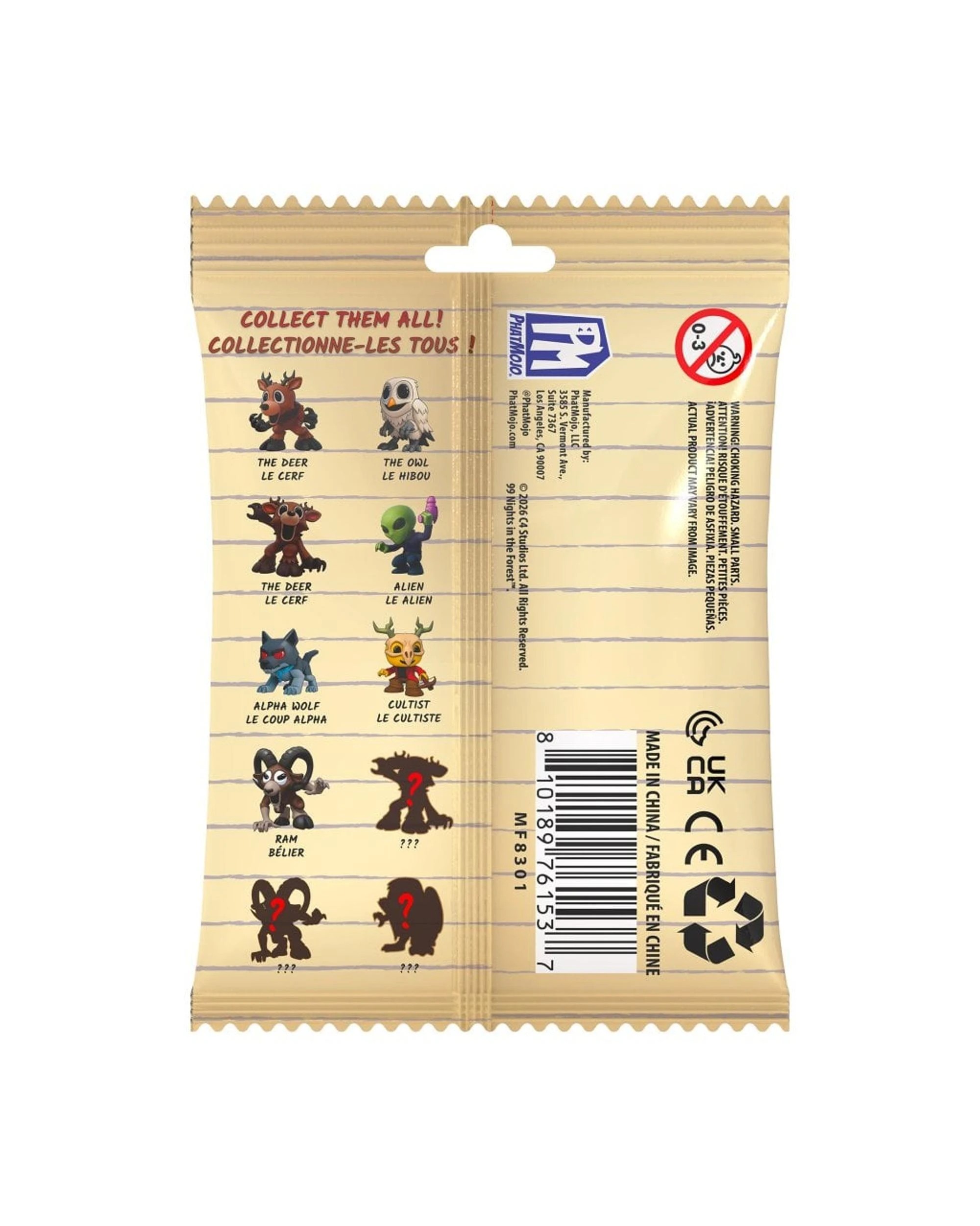 6 Roblox 99 Nights in the Forest Mystery Minifigure Blind Box, 6 of 7