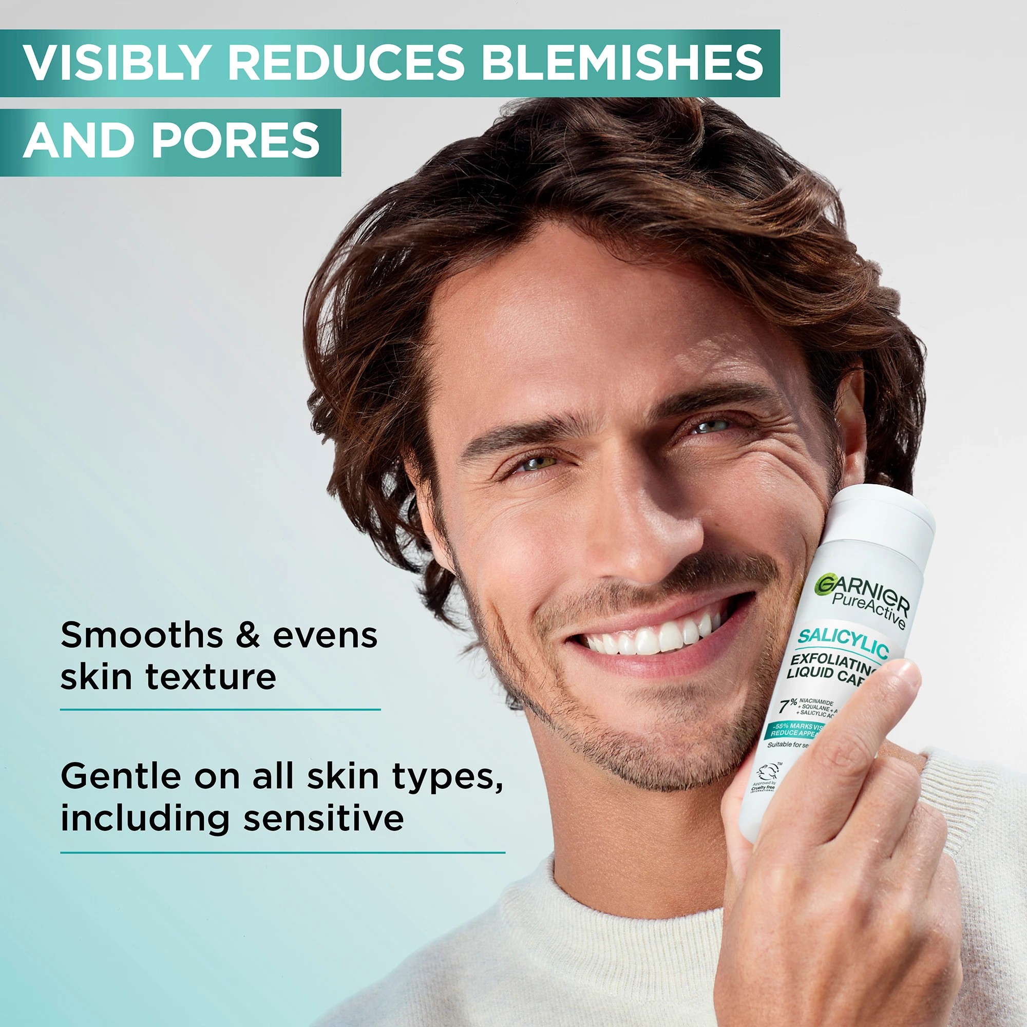 4 Garnier PureActive Salicylic Exfoliating Liquid Care 120ml - 7% Niacinamide, Squalane, AHA and Salicylic Acid, 4 of 6