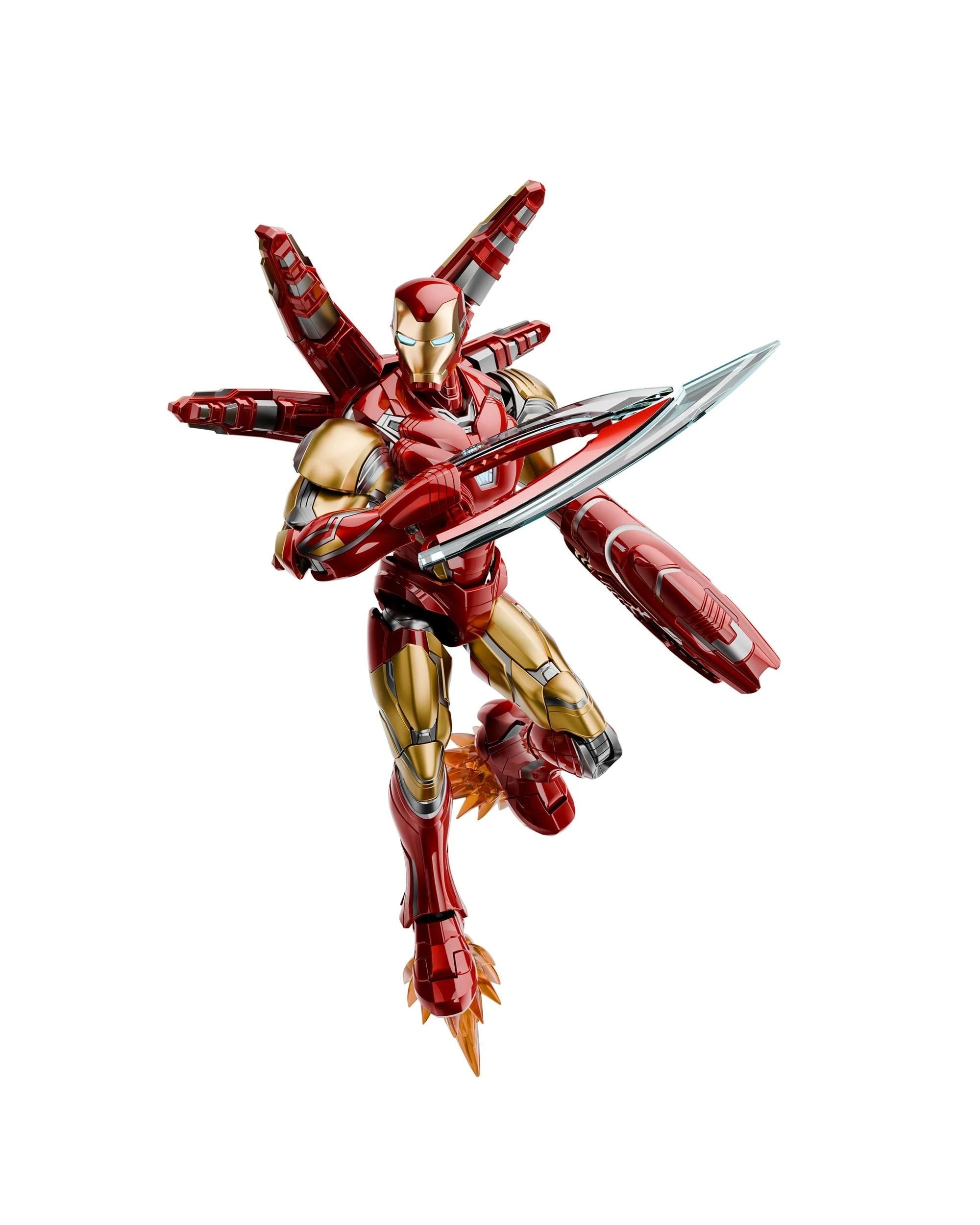 4 Blokees Marvel Hero Iron Man Mark Lxxxv 85 EX Edition Model Kit, 4 of 5