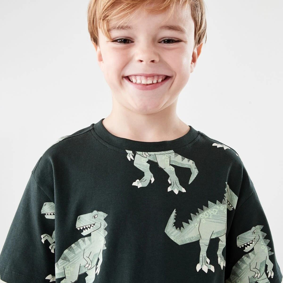 3 All Over Print T-shirt DINO DUDES WOODLAND GREY, 3 of 6