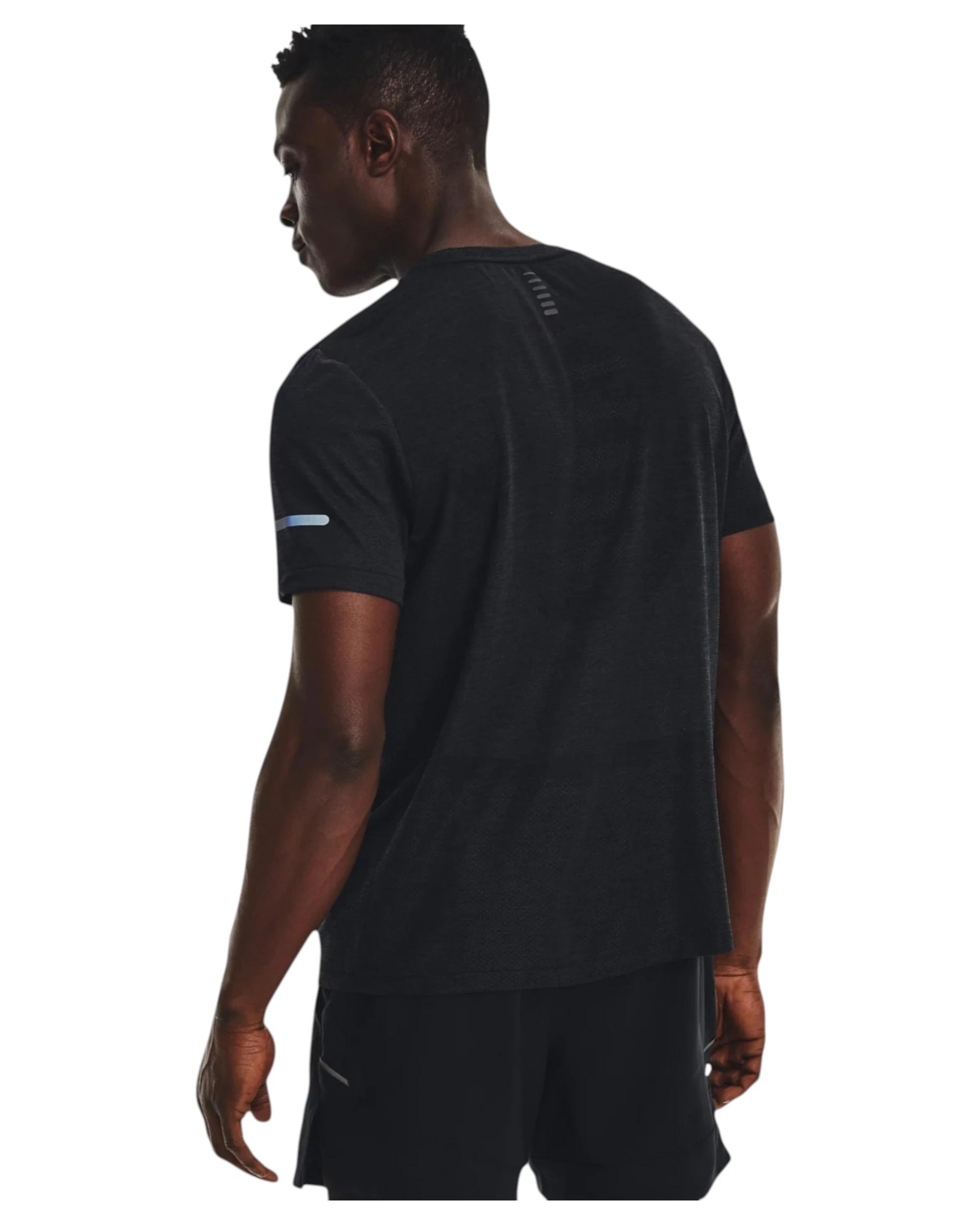 2 Under Armour Mens Black Seamless Stride Short Sleeve BLACK, 2 of 6