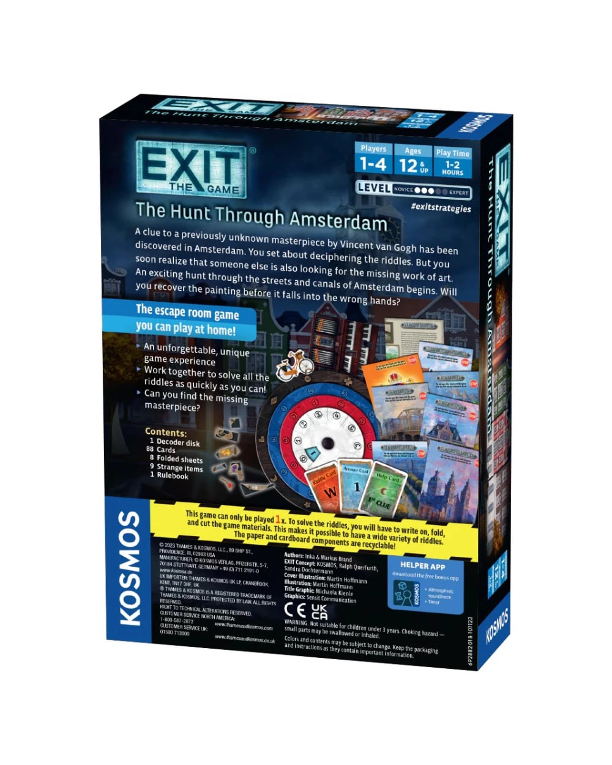 5 Exit The Game: The Hunt Through Amsterdam Puzzle Game, 5 of 5