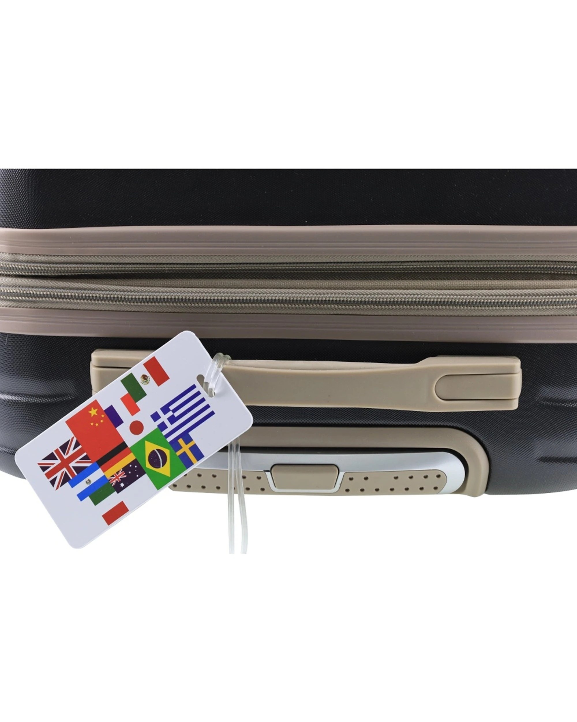 3 Milleni Vibrant Flexible Durable Travel Luggage/Suitcase Tag Loop Strap Flags - Multi, 3 of 4