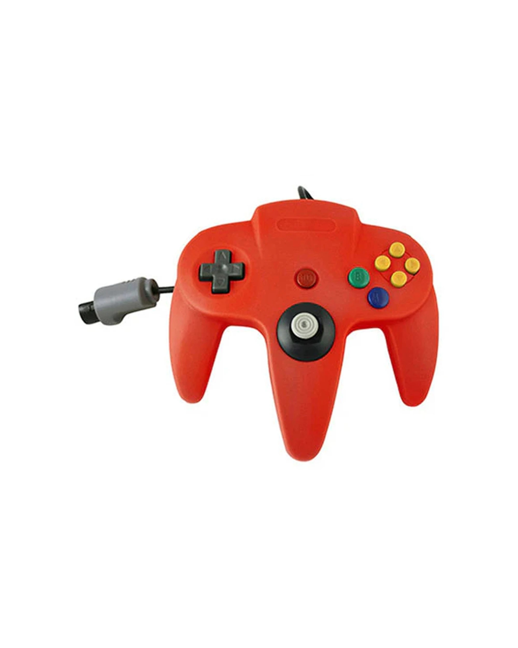 1 Nintendo 64 Controller Replica Red Wired Video Game Controller Retro Gaming Accessory
 - Red
 - Red, 1 of 3