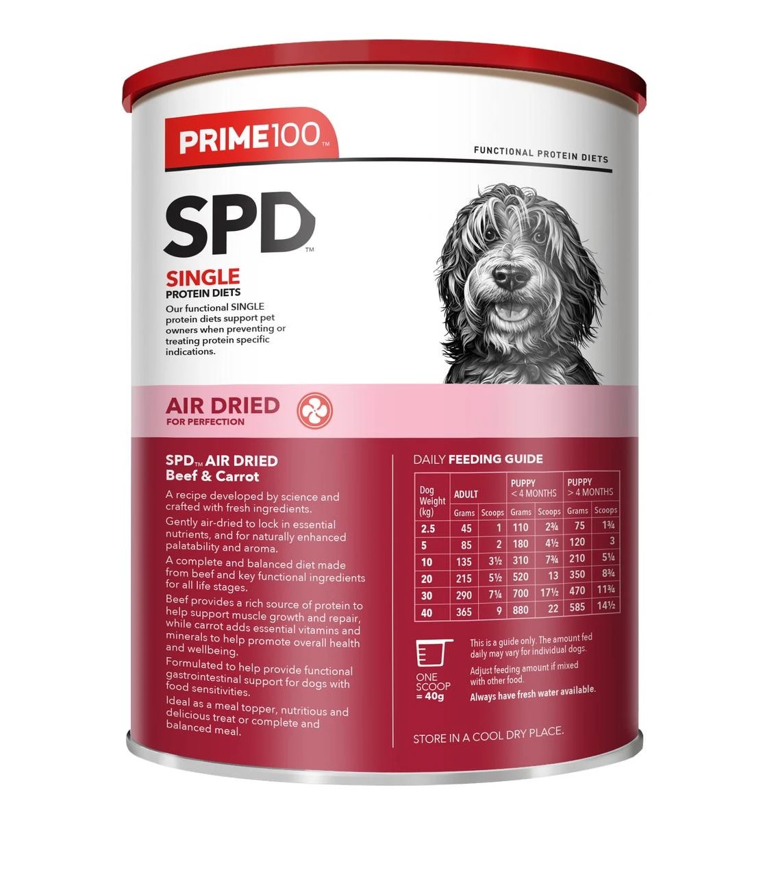 1 Prime Spd Air Dried Beef & Carrot 600g, 1 of 1