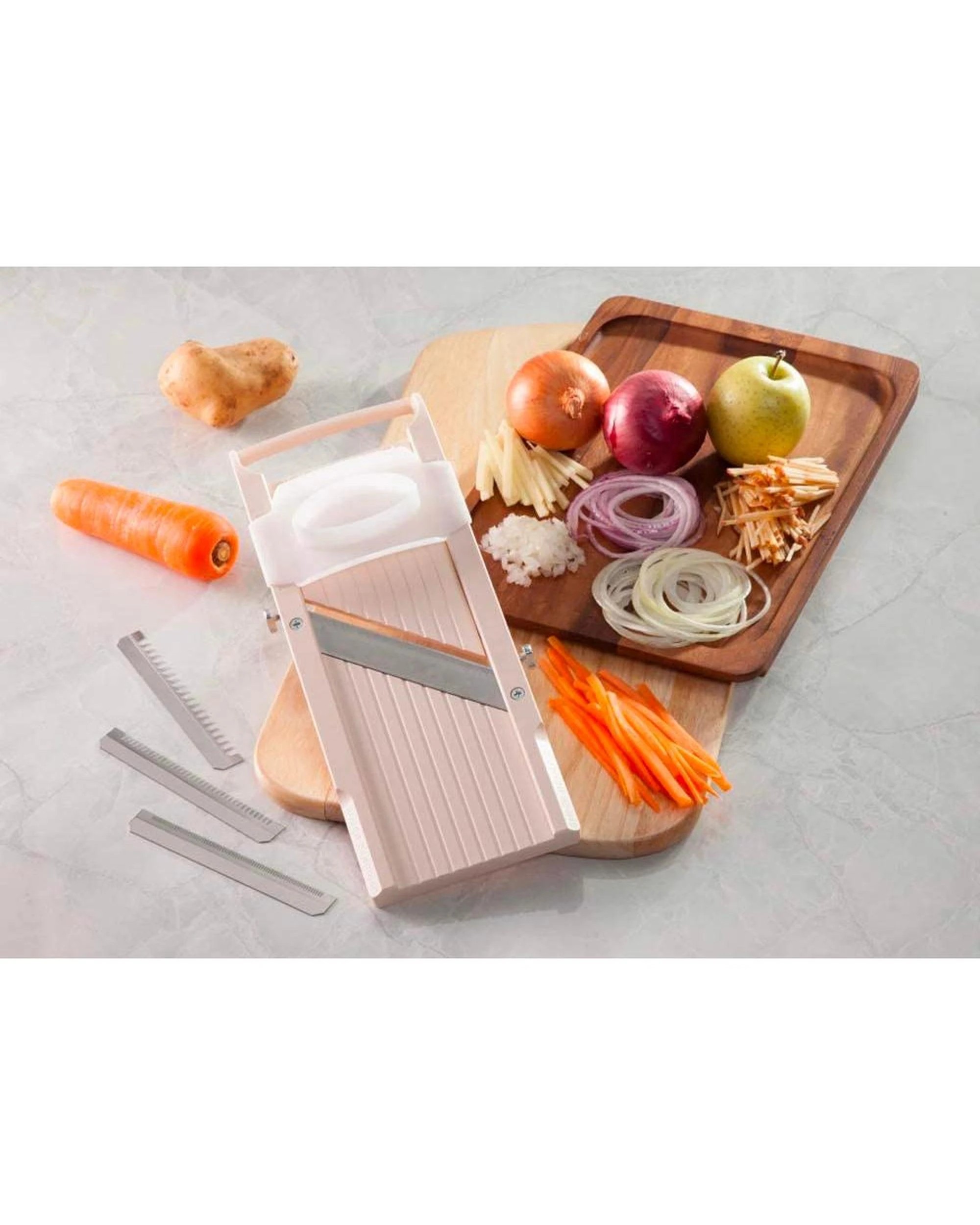 2 Benriner No3 Japanese Mandoline Slicer Sharp Adjustable 95mm Vegetable Garnish, 2 of 9