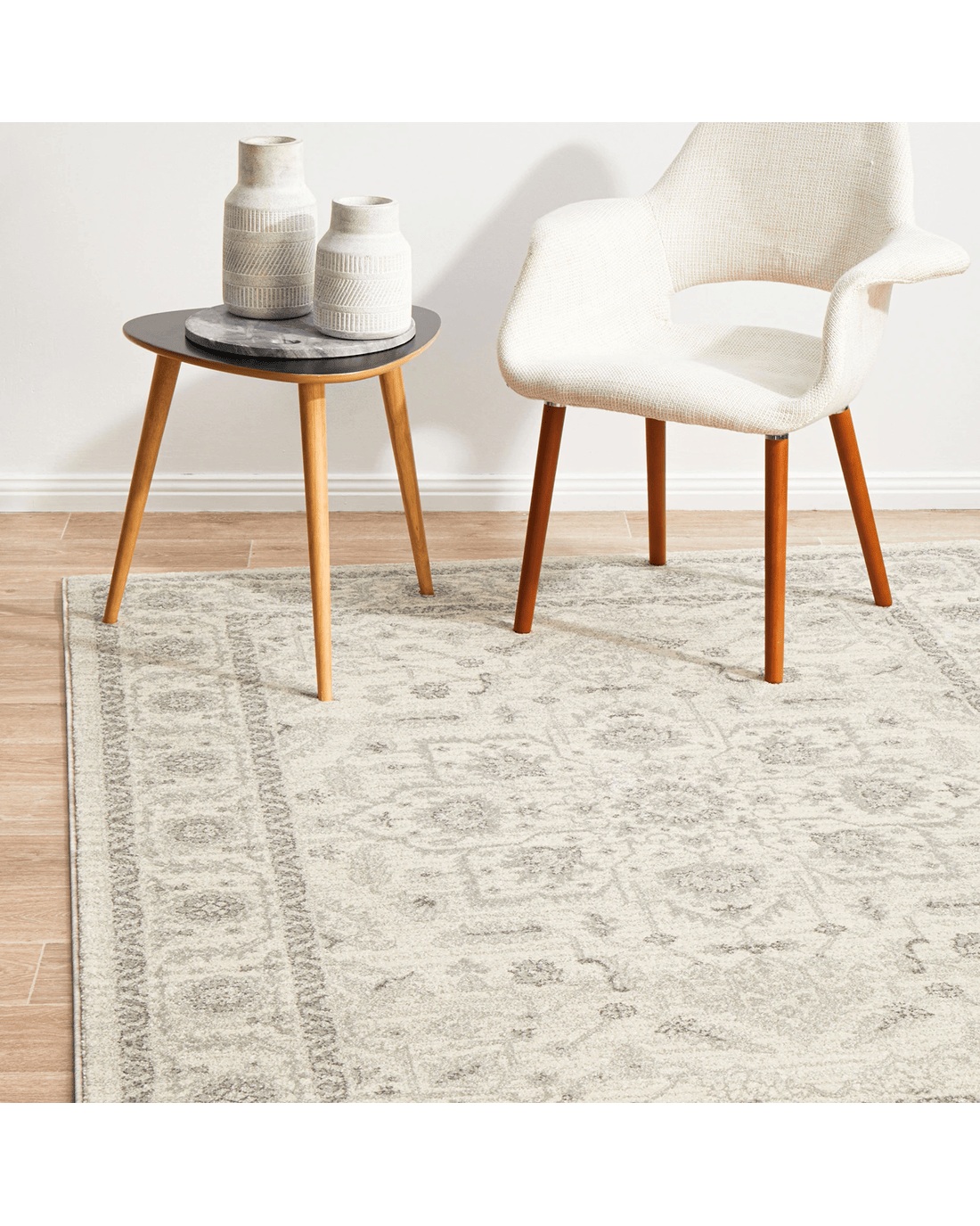 Common Ground Rugs Encore 261 230x160cm - Medium Floor Rug - White - Kmart