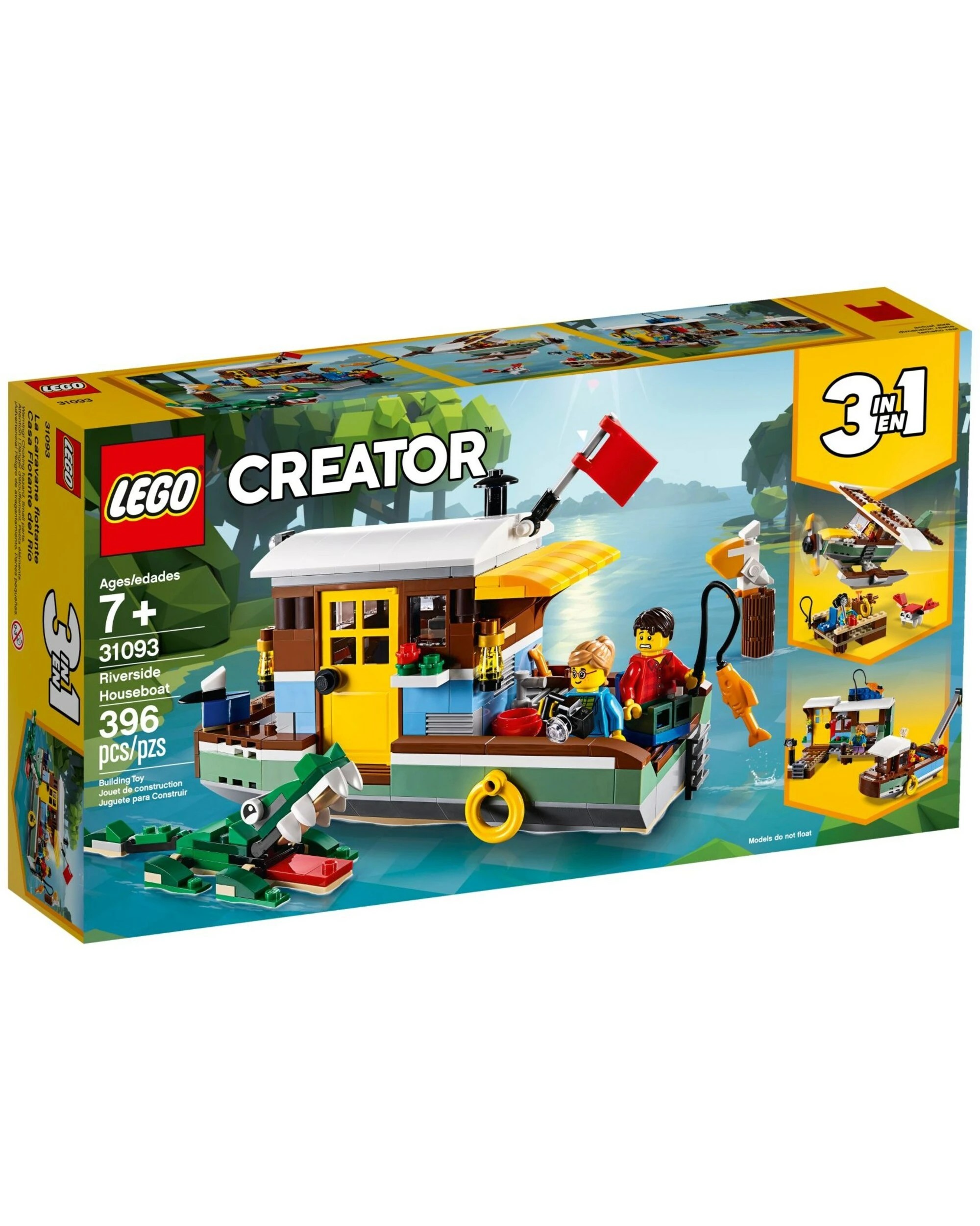 1 LEGO Creator 3 IN 1 Riverside Houseboat Set (31093), 1 of 5