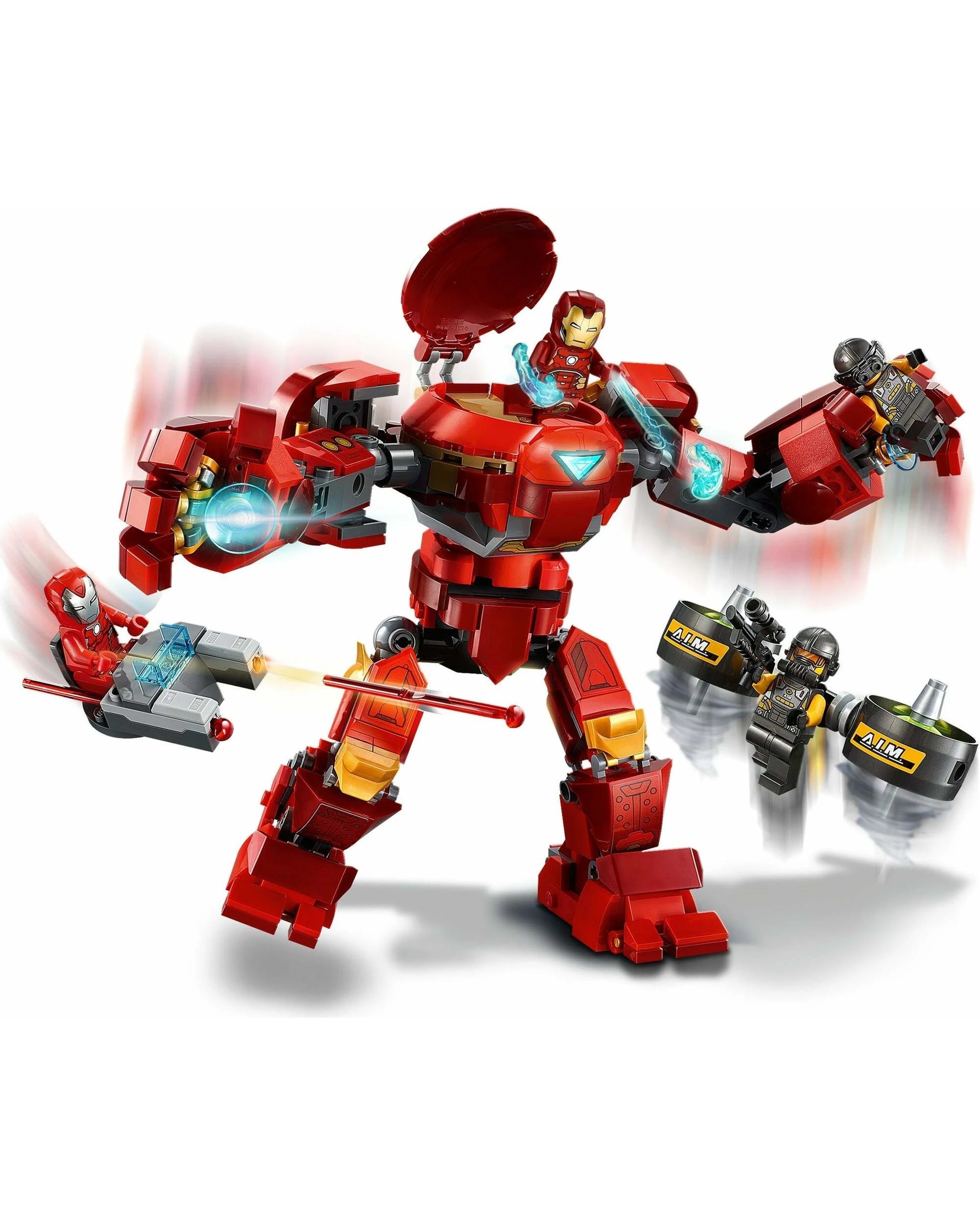 4 LEGO Marvel Series 76164 Iron Man Hulkbuster versus A.I.M. Agent, 4 of 5