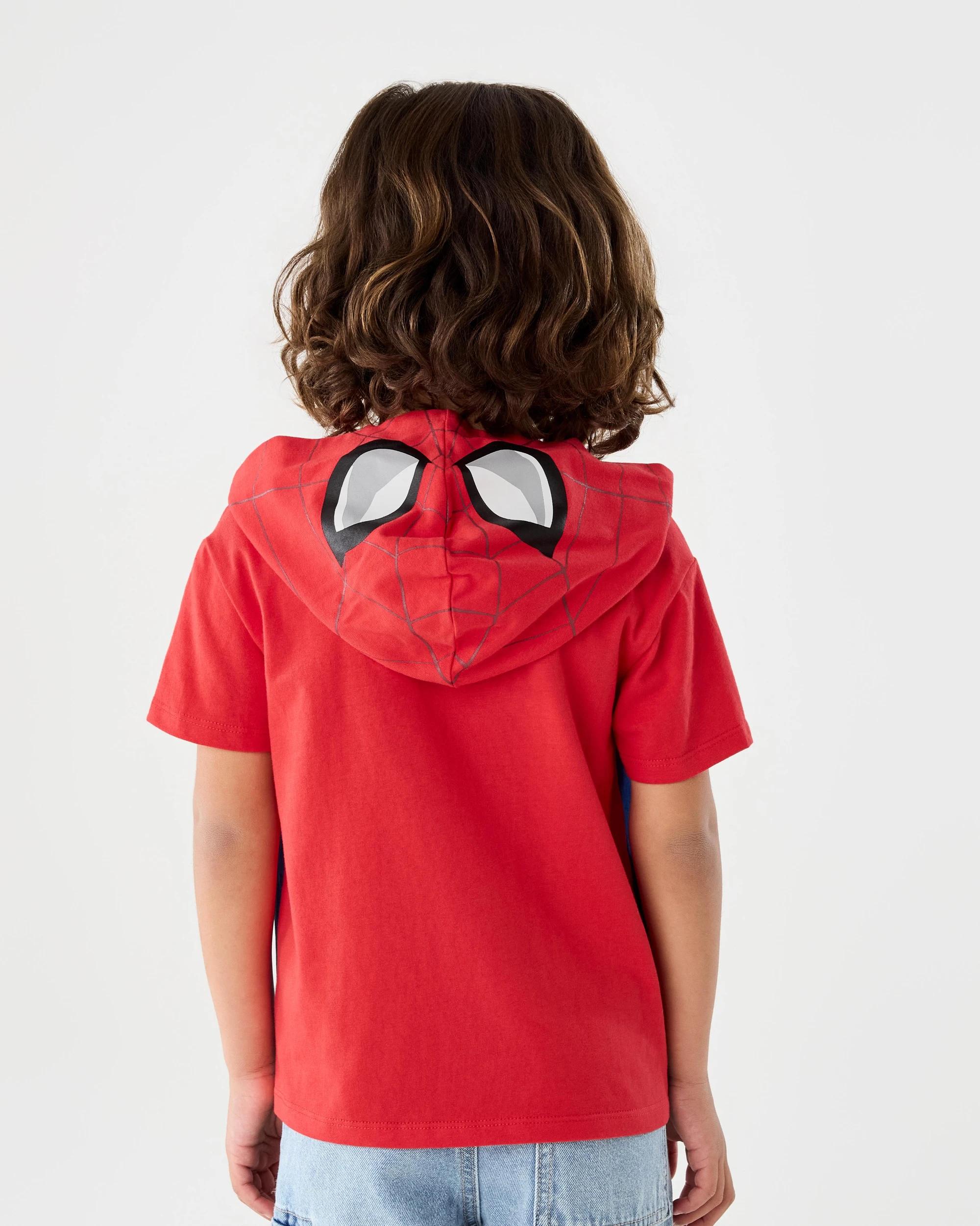2 Spider-Man License Character Hooded T-shirt Spiderman, 2 of 8
