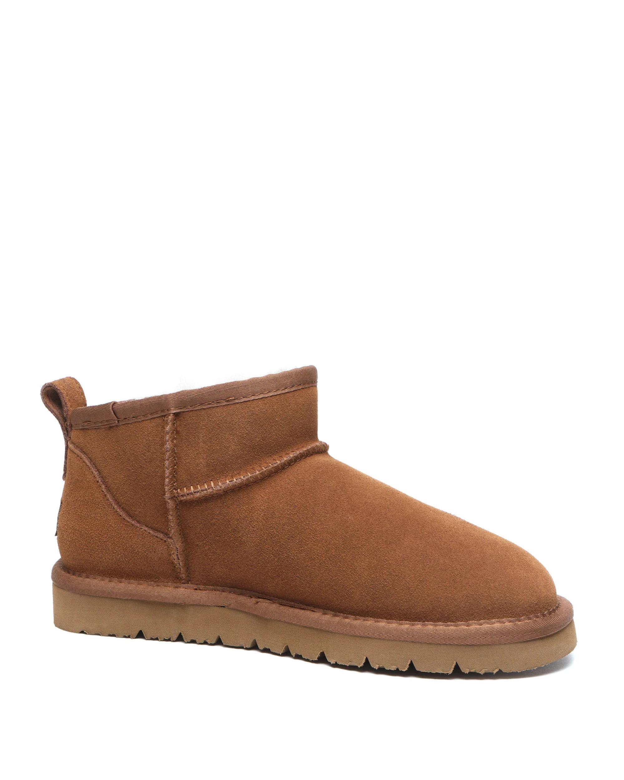 2 Australian Shepherd UGG Unisex Julia Cow Suede Boots CHESTNUT, 2 of 5