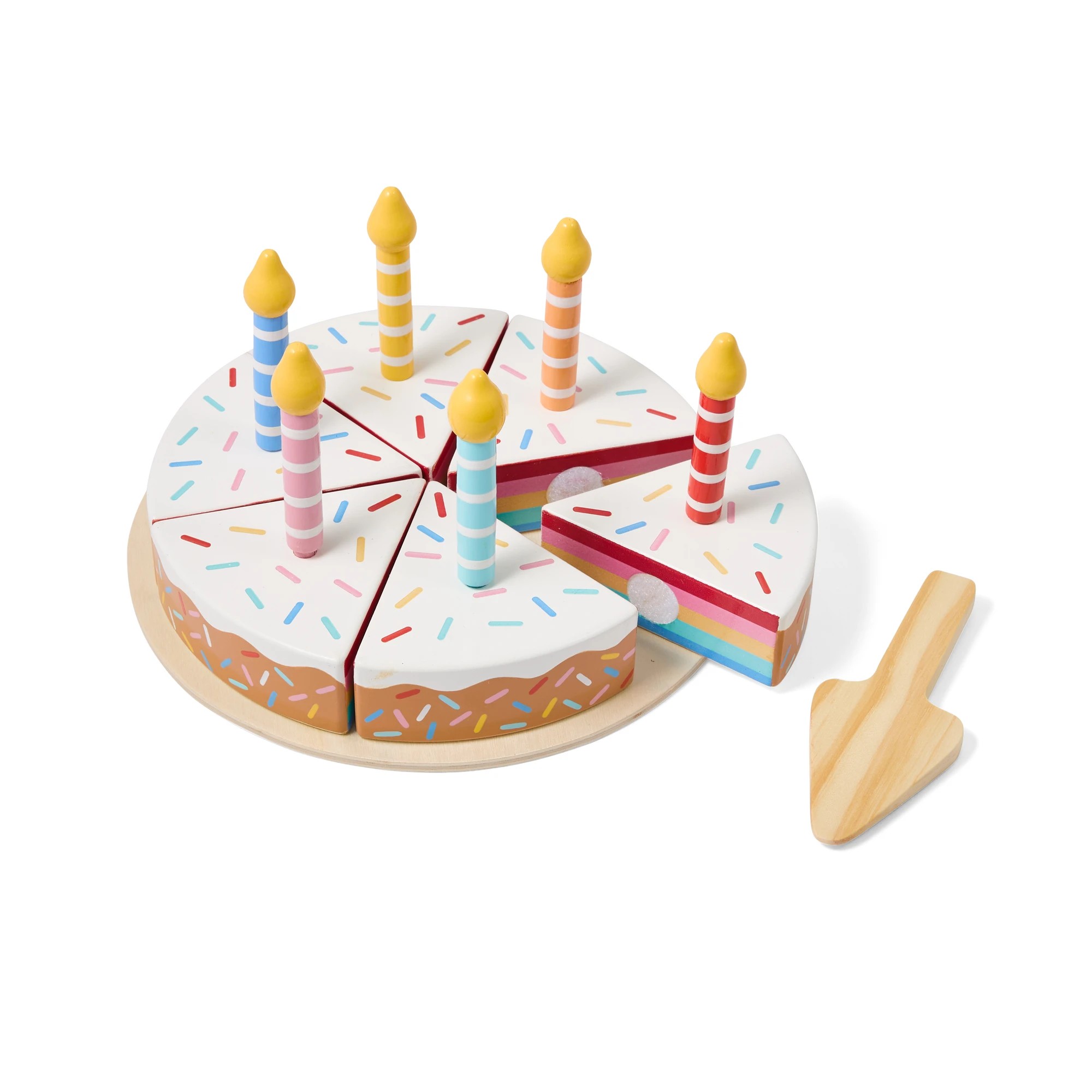 2 14 Piece Wooden Cake Playset, 2 of 10