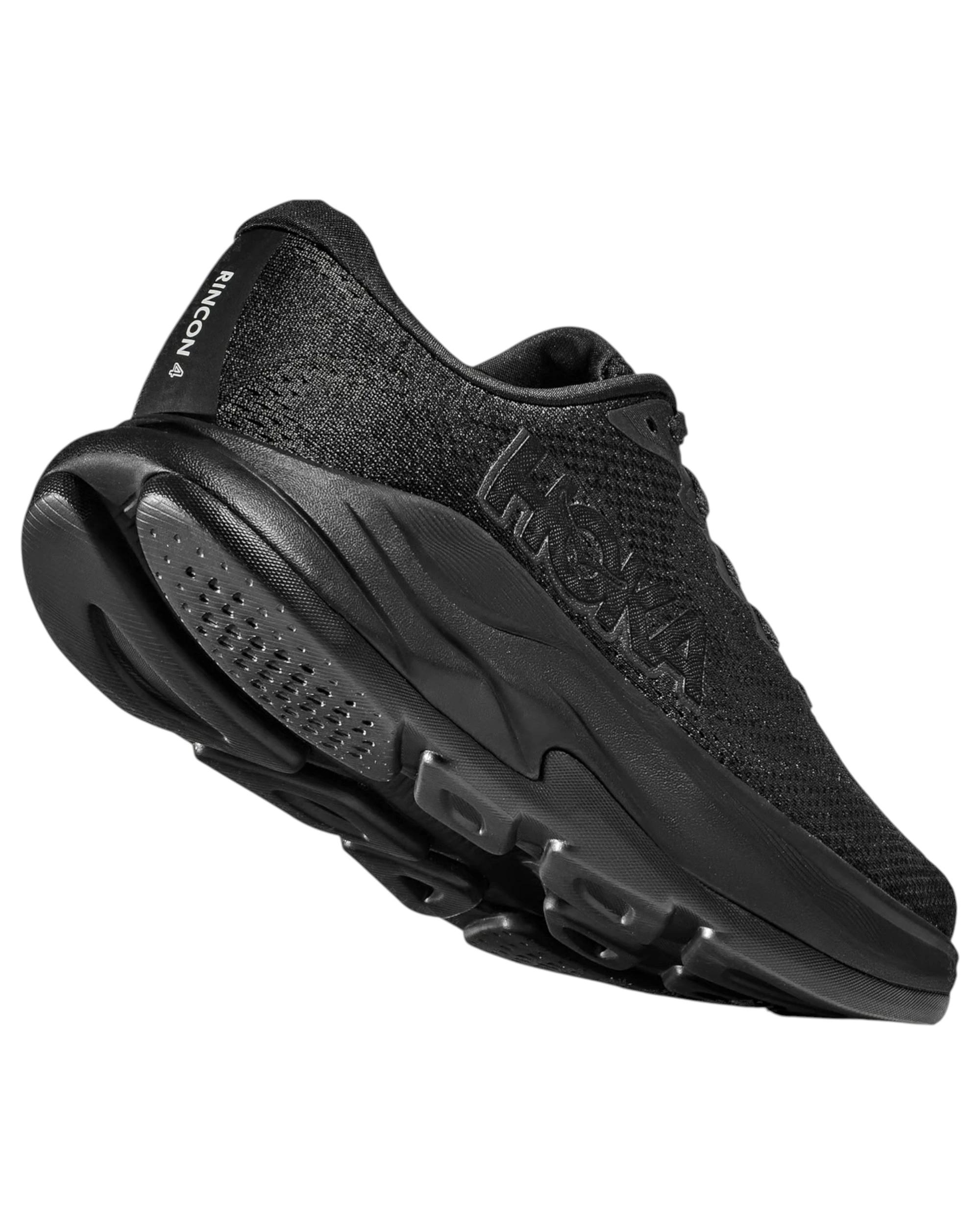 8 Hoka Mens Rincon 4 Athletic Running Shoes BLACK, 8 of 8