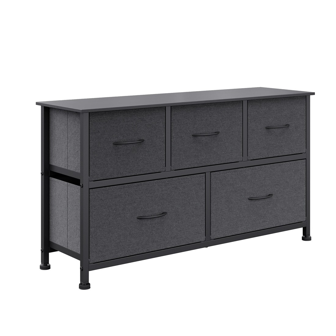 1 Levede Chest Of Drawers - Dark Grey, 1 of 3