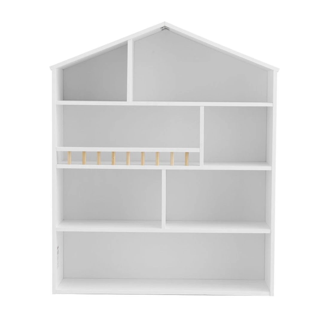 3 Keezi 4 Tiers Kids Bookshelf en Bookcase Display Storage Organiser Cabinet - White, 3 of 7