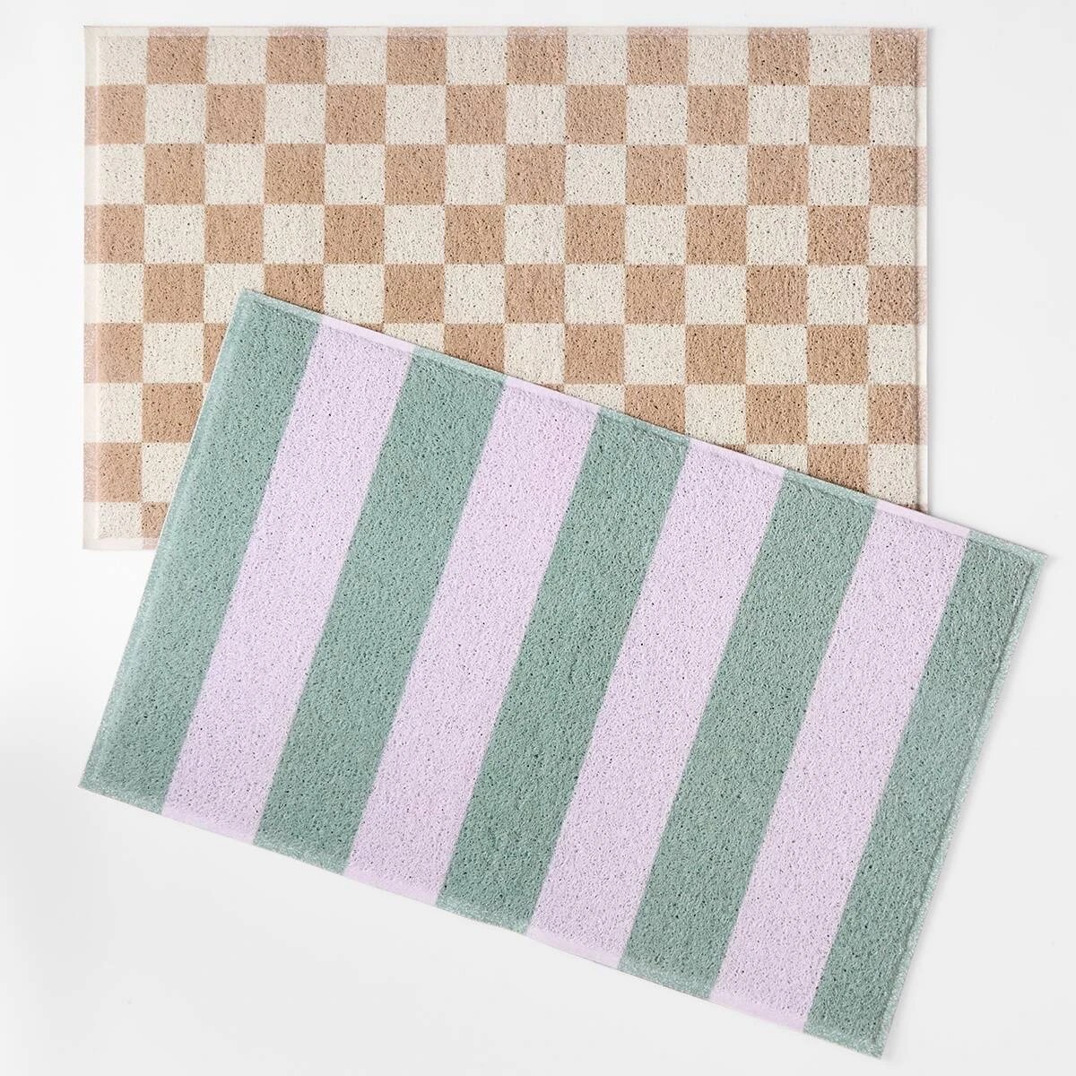 7 Dirt Grip Door Mat - Green and Pink, 7 of 7