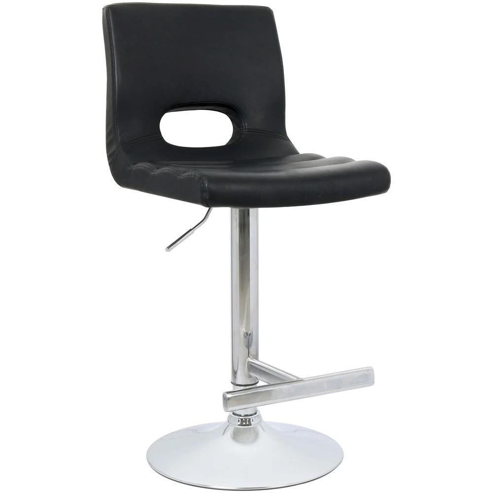 3 Domino Barstool Black Visitor Chairs and Stools, 3 of 4