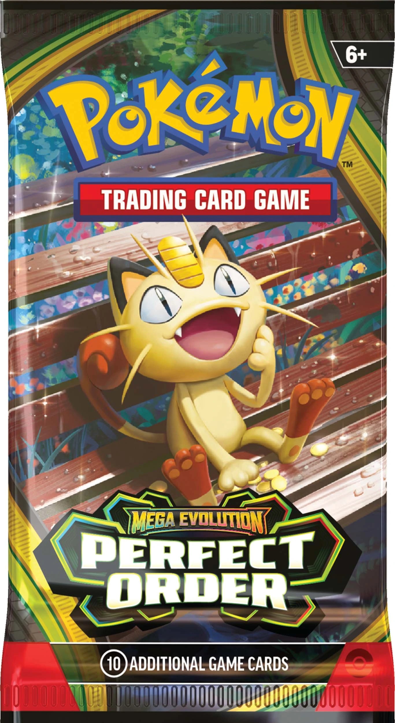 7 Pokemon Trading Card Game: Mega Evolution - Perfect Order Booster Display - Assorted, 7 of 9