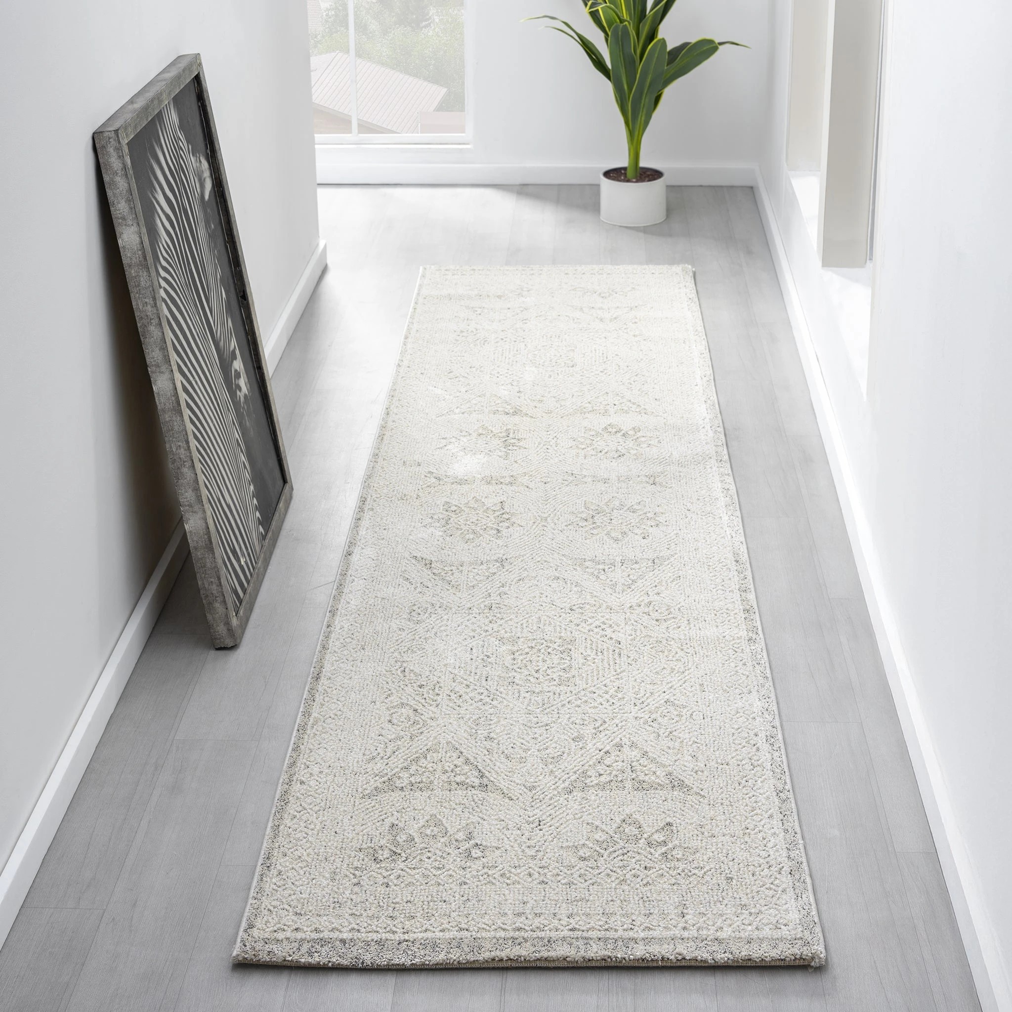 2 La Grace Home Galvin Premium Runner - 80x300cm - Stone, 2 of 10