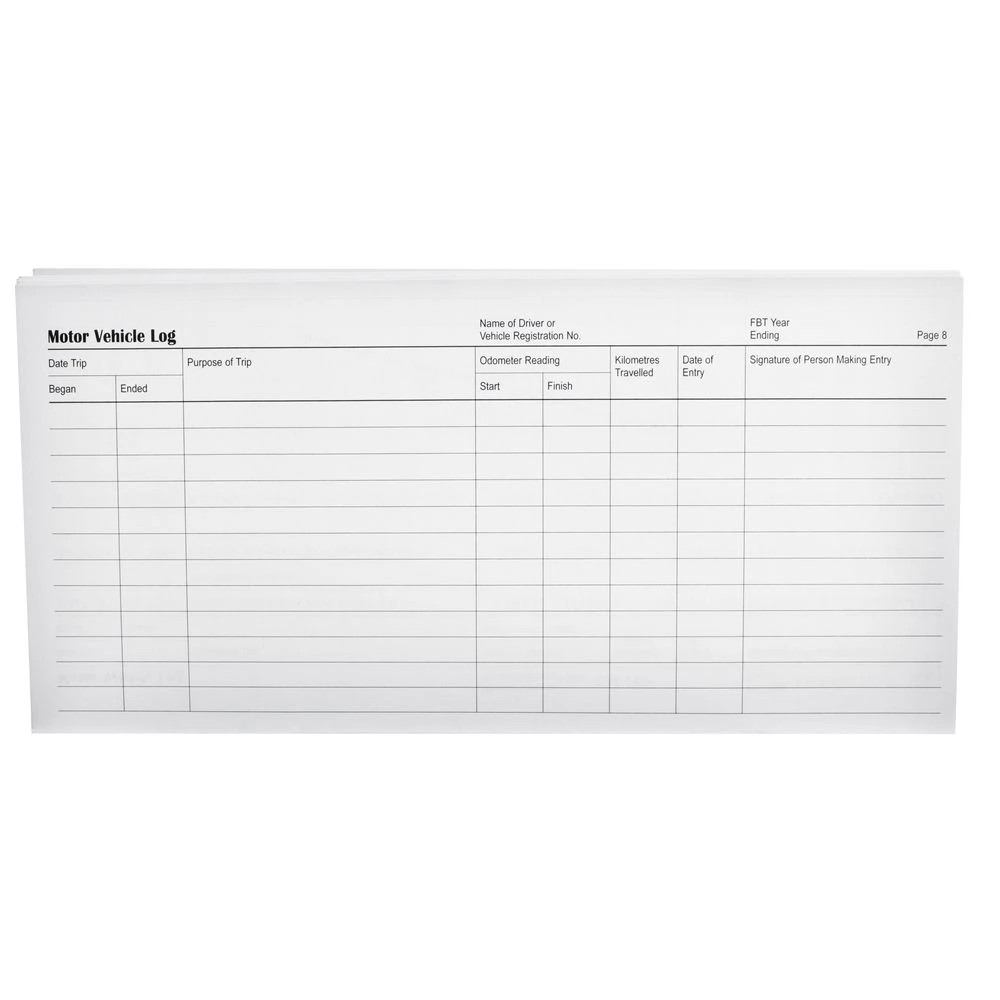 4 Wildon 86W Vehicle and Business Expenses Log, 4 of 4