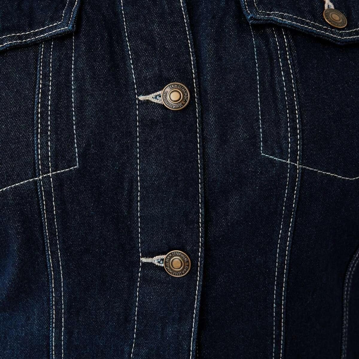 7 Curve Denim Jacket Mid Wash, 7 of 8