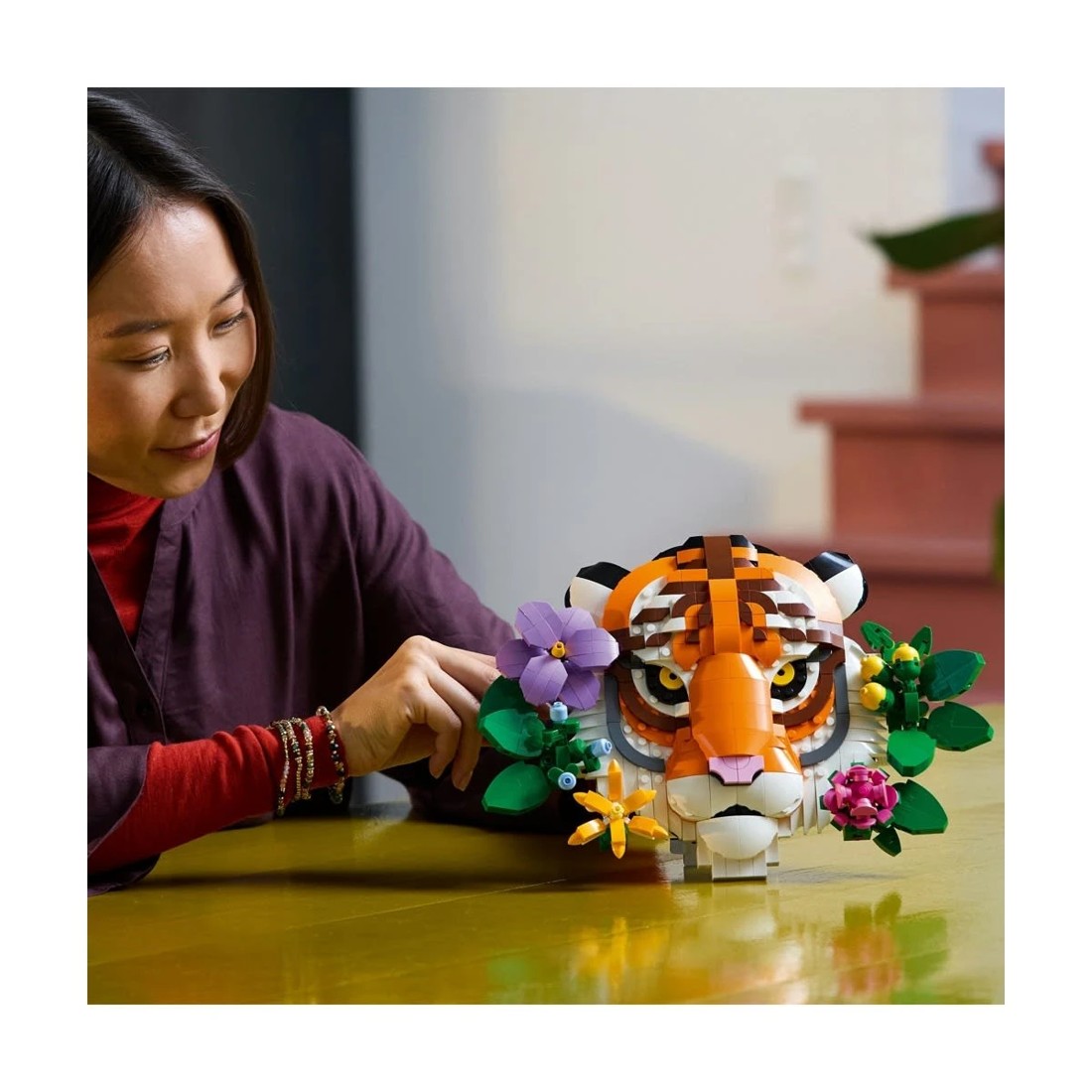 8 LEGO Art The Fauna Collection – Tiger 31217, 8 of 10