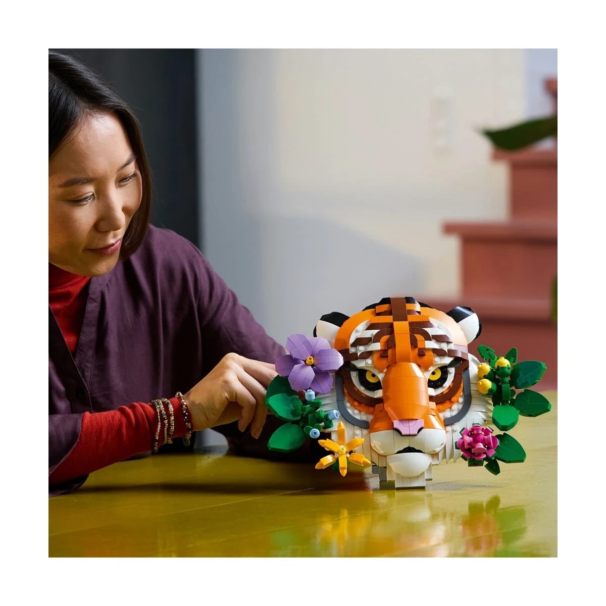 8 LEGO Art The Fauna Collection – Tiger 31217, 8 of 10