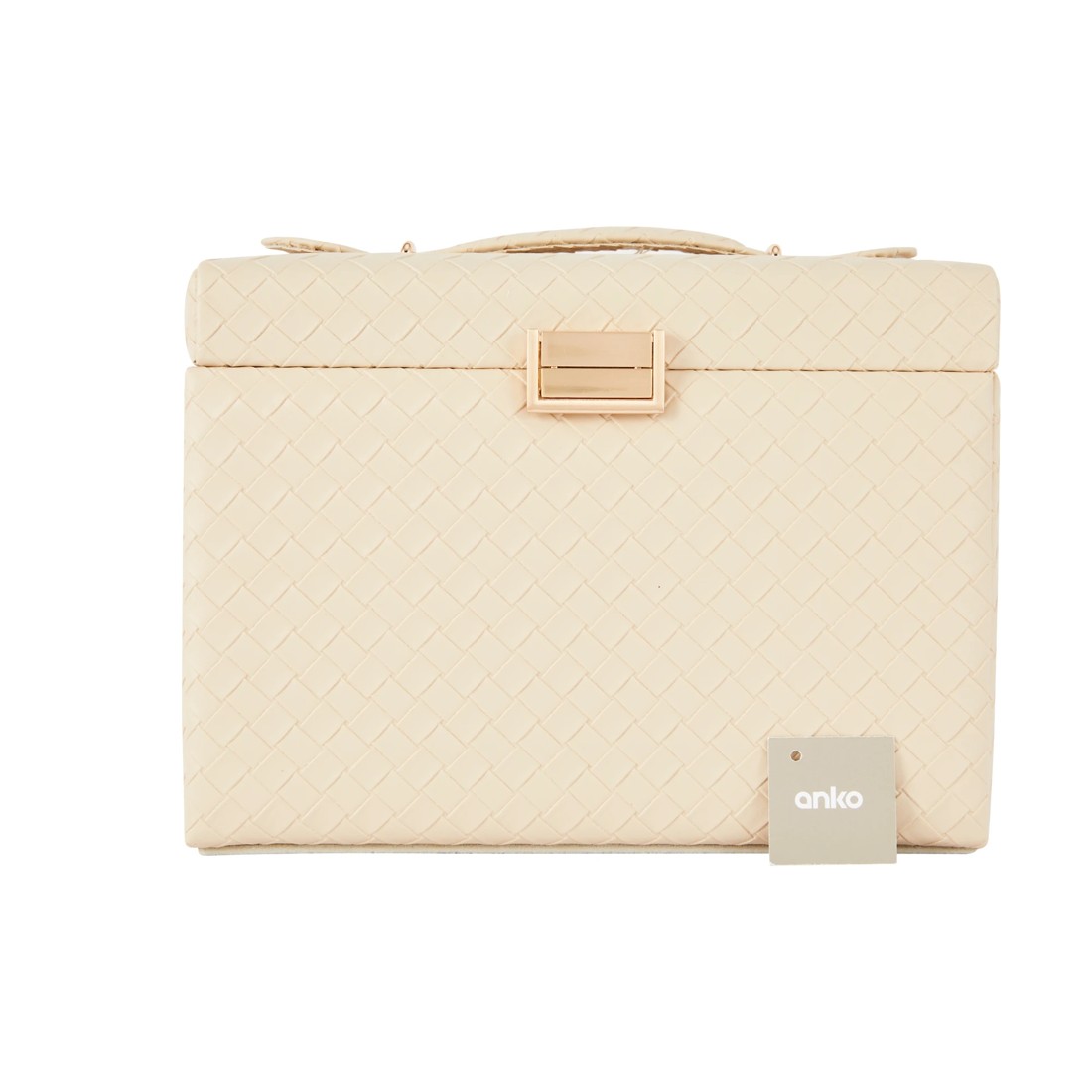 6 Weave Jewellery Case - Nude, 6 of 6