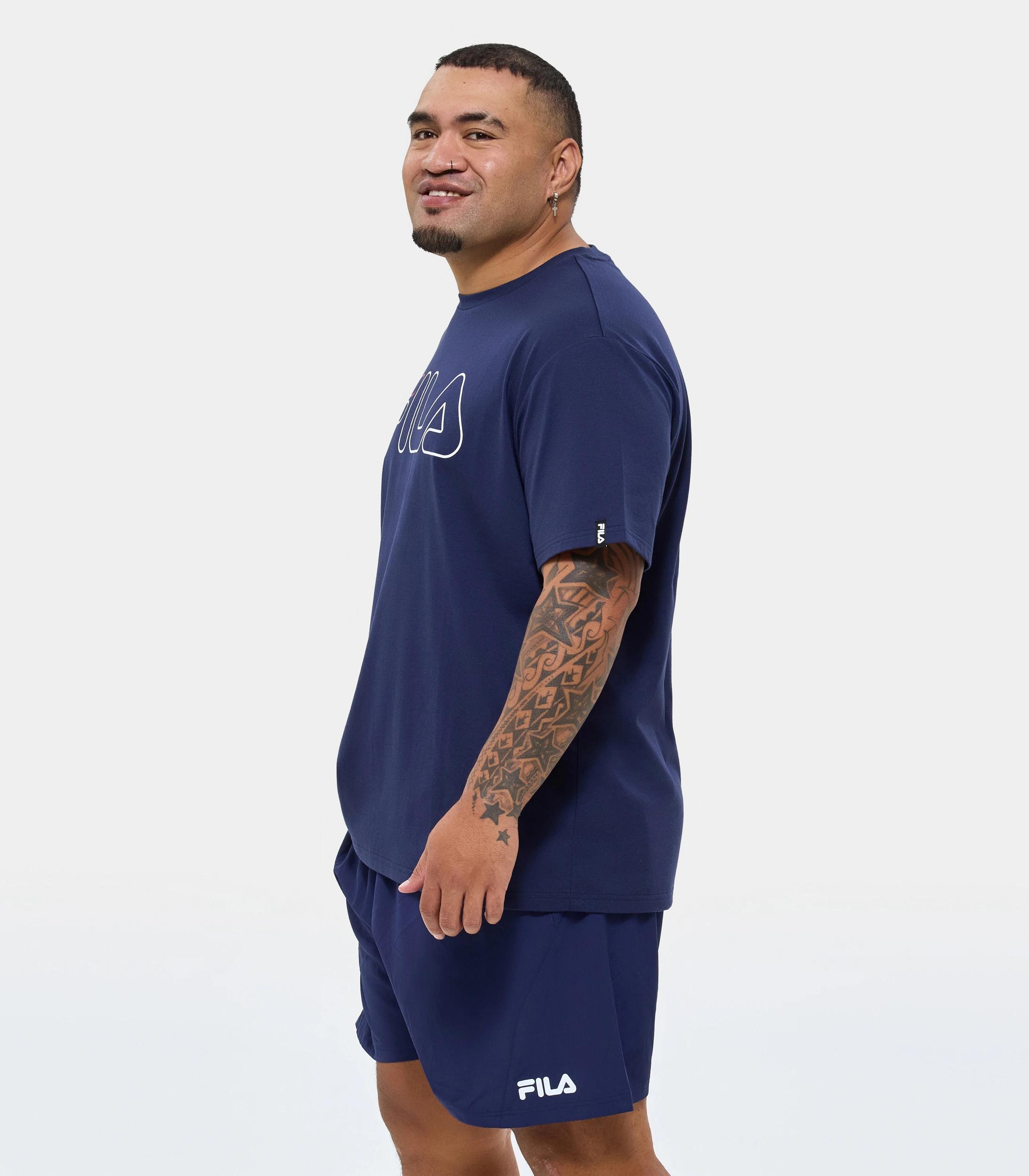2 Plus Line T-Shirt Biking Red - Fila NAVY, 2 of 6