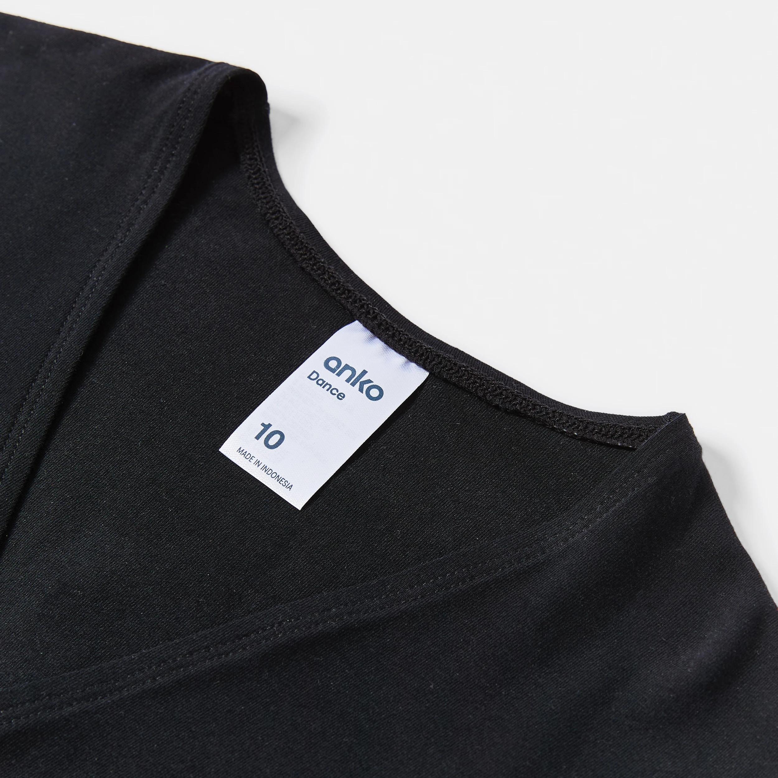 10 Dance Wrap Top BLACK, 10 of 10