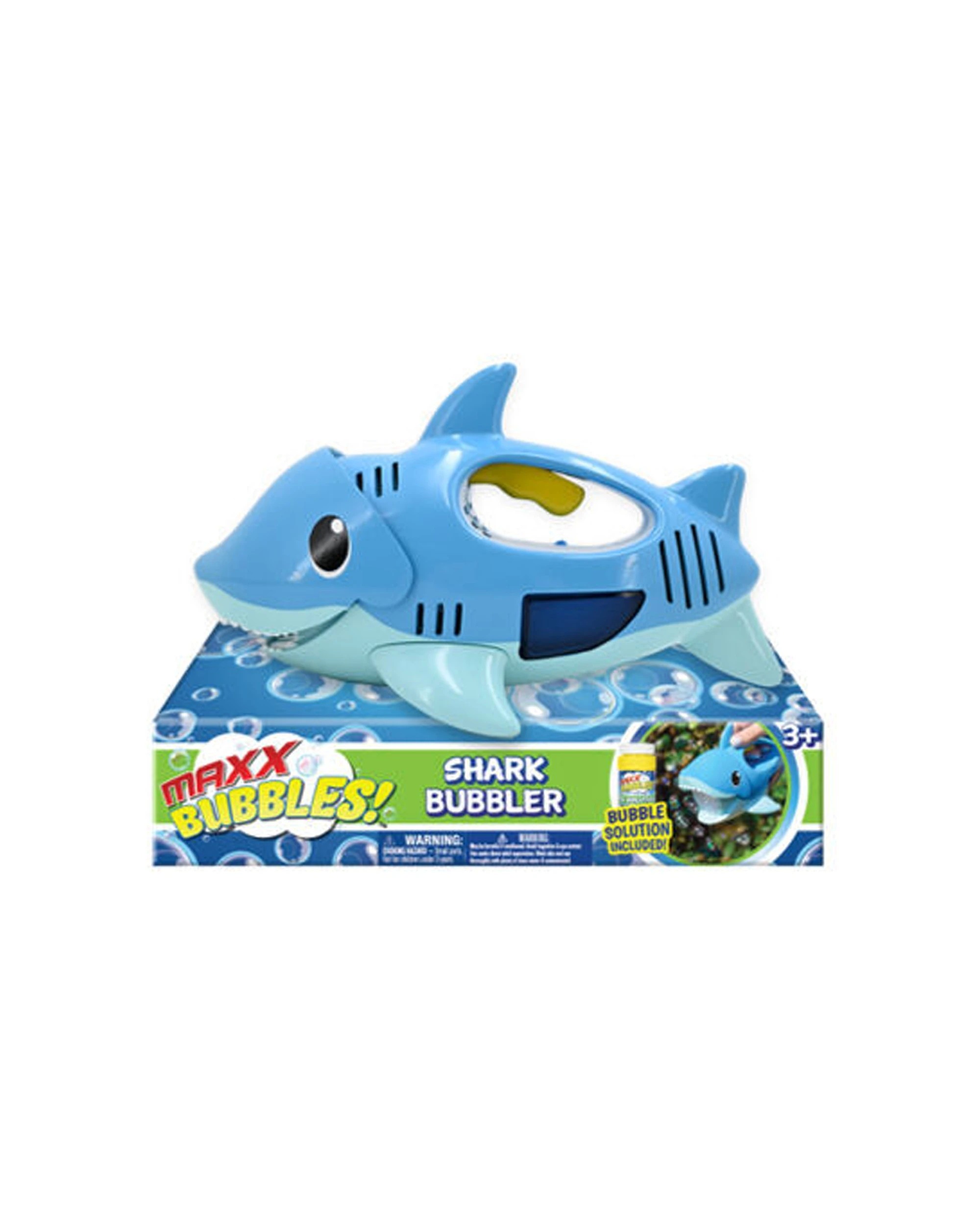 3 Maxx Bubbles 2PK Handheld Shark Bubble Blower With Music Kids Outdoor Toy - Blue, 3 of 3