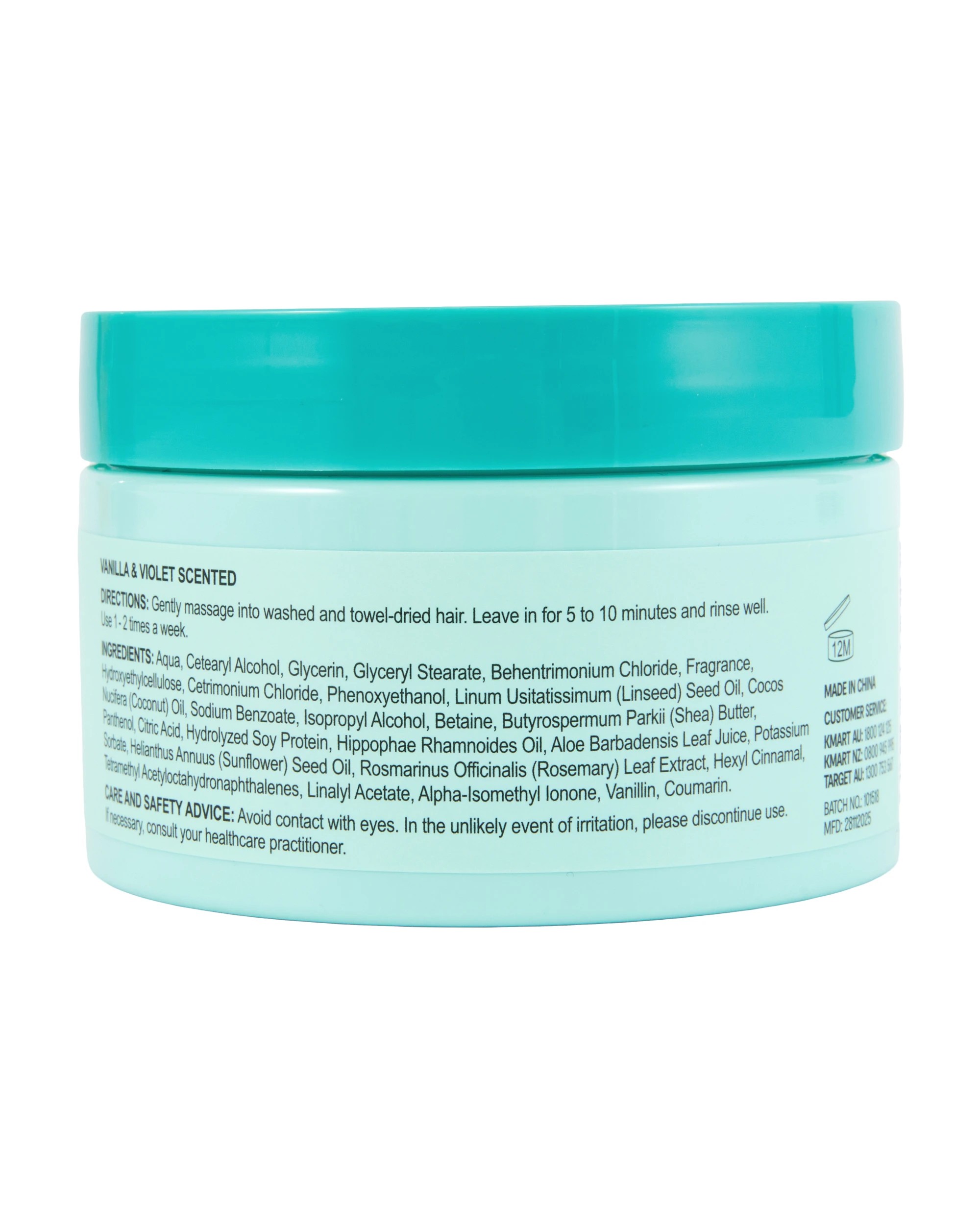 3 OXX Haircare The Revival Revitalising Hair Mask 200ml - Vanilla and Violet Scented, 3 of 3