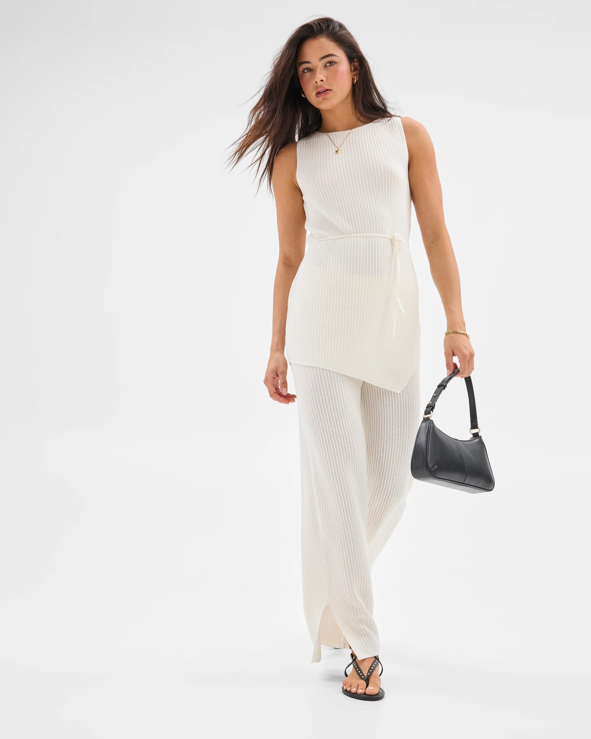 1 Crochet Straight Leg Pants - Lily Loves JET STREAM, 1 of 8