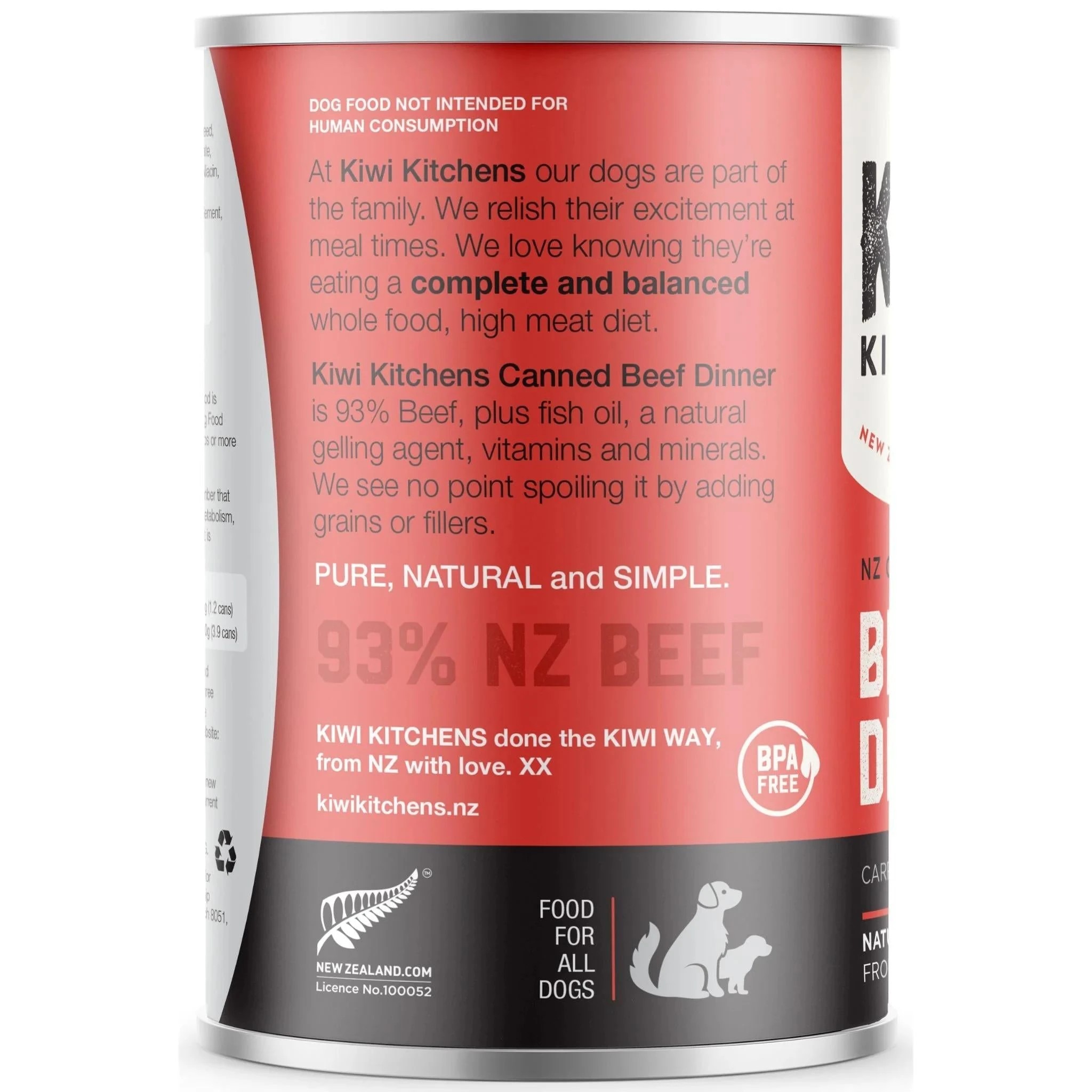 2 Kiwi Kitchens Dog Beef 375g 9pk, 2 of 2