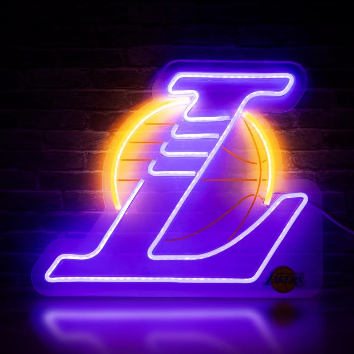 2 Lakers Logo Neon Light, 2 of 3