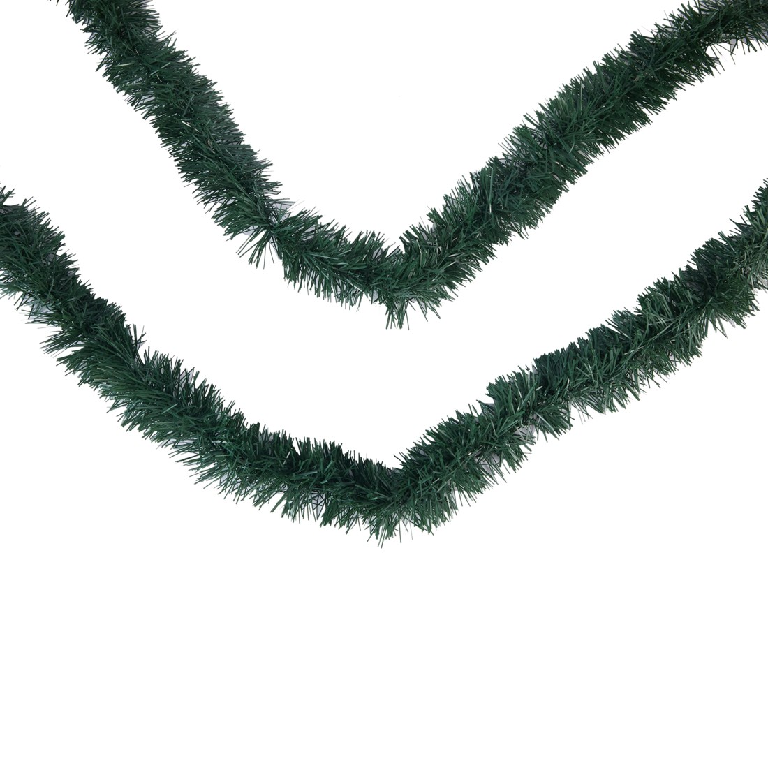 3 5m Light Up Green Christmas Tinsel, 3 of 5