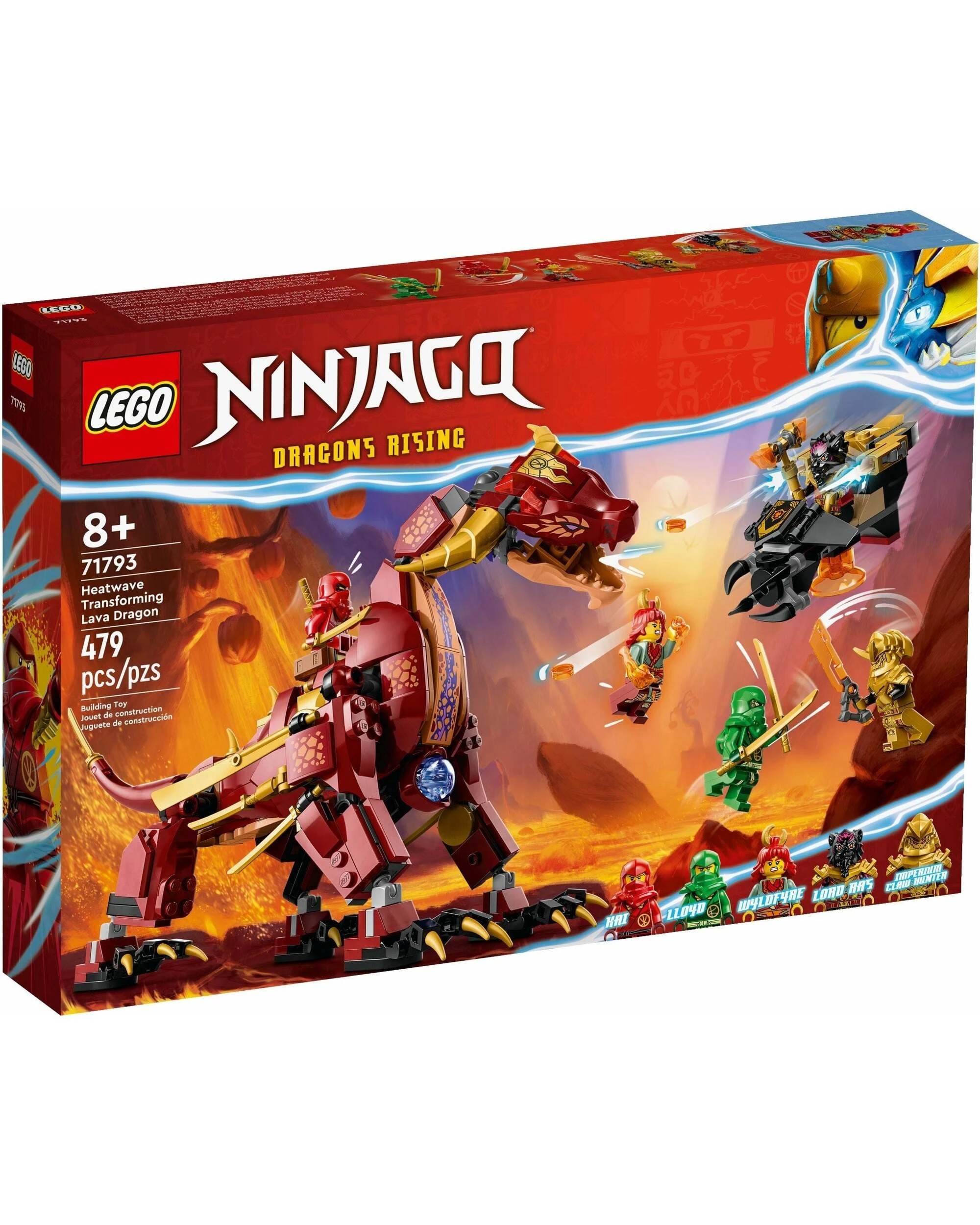 1 LEGO Ninjago Series 71793 Heatwave Transforming Lava Dragon - Heatwave, 1 of 5
