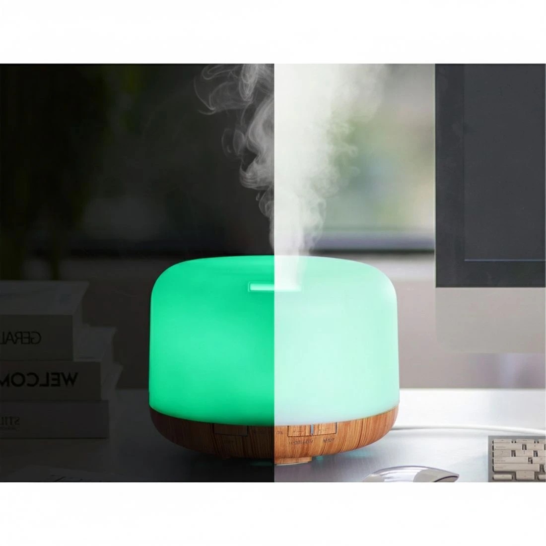 5 Devanti Aroma Diffuser Aromatherapy Humidifier 500ml - Natural, 5 of 7