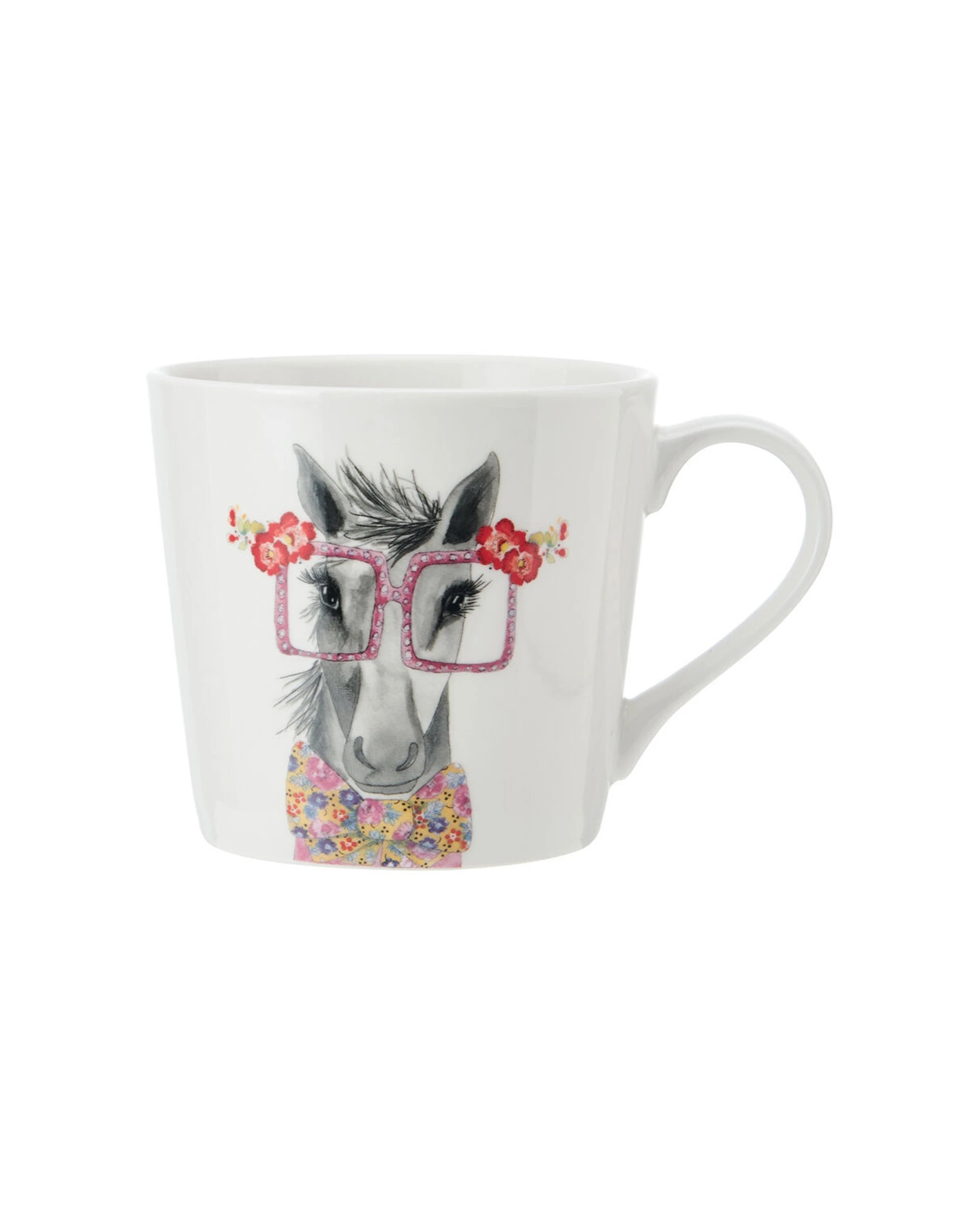2 Mikasa 6PK Fine China Coffee Tea Mug 380ml Horse Themed Hand Painted Design - Multi, 2 of 3
