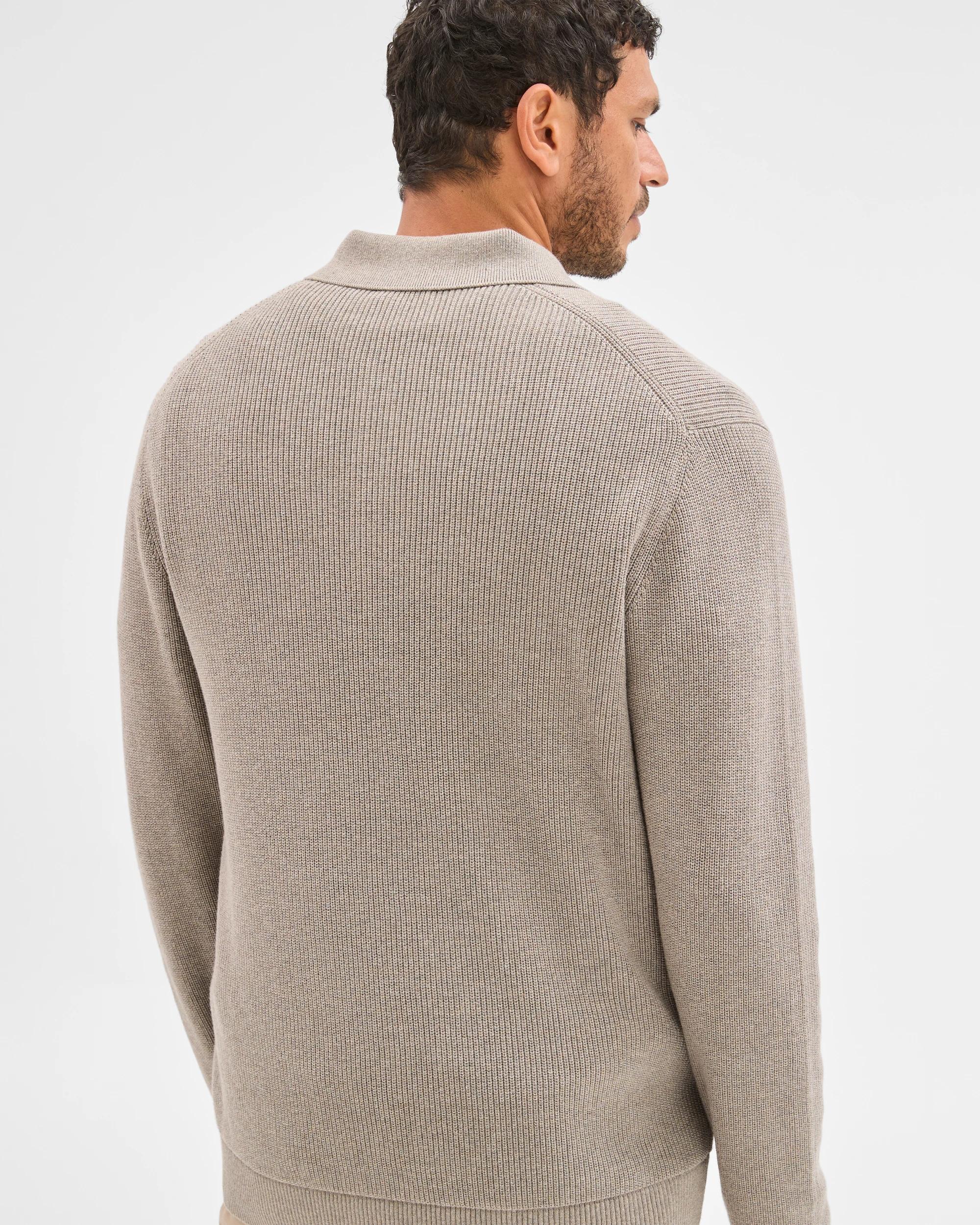 5 Target Man Australian Cotton Lightweight Long Sleeve Polo Neck Knit Jumper ROCK, 5 of 8